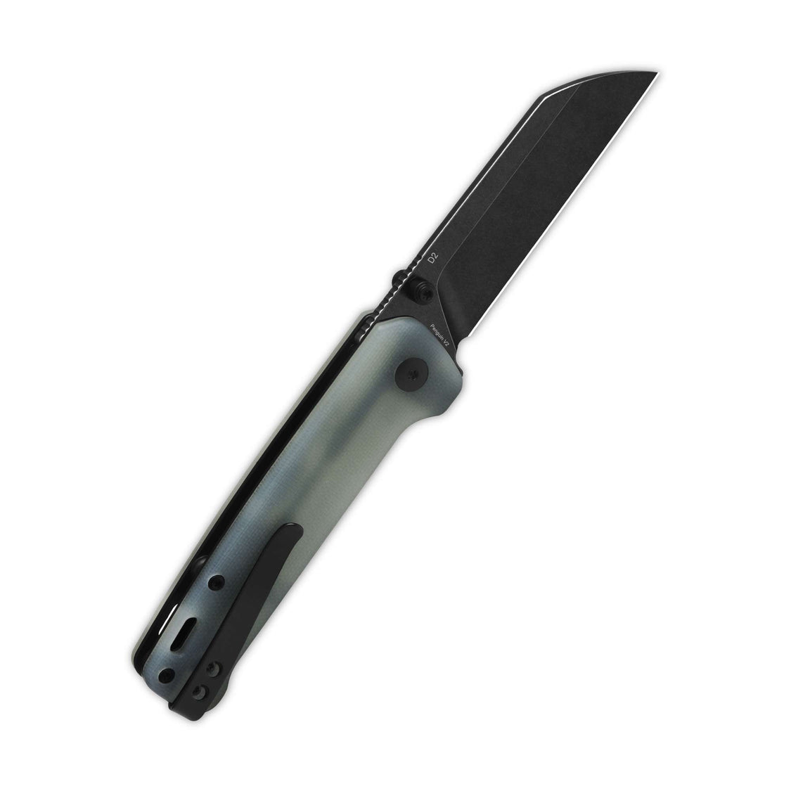 QSP Penguin V2 QS130V2-G2 D2 blade Jade G10 handle Liner Lock Pocket Knife