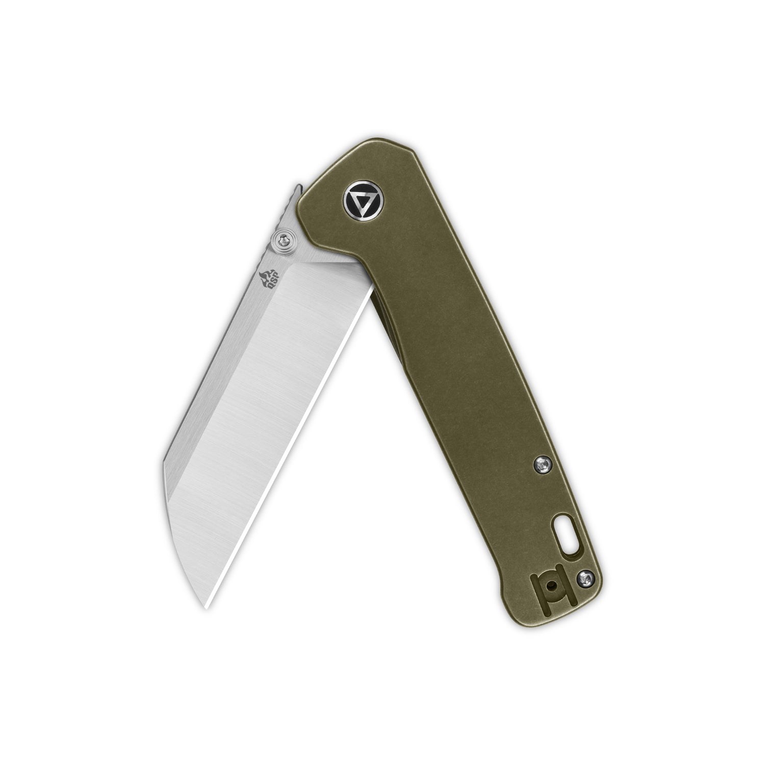 QSP Penguin Plus QS130XL-B2 CPM-20CV Blade Titanium Handle Frame Lock Folding Knife