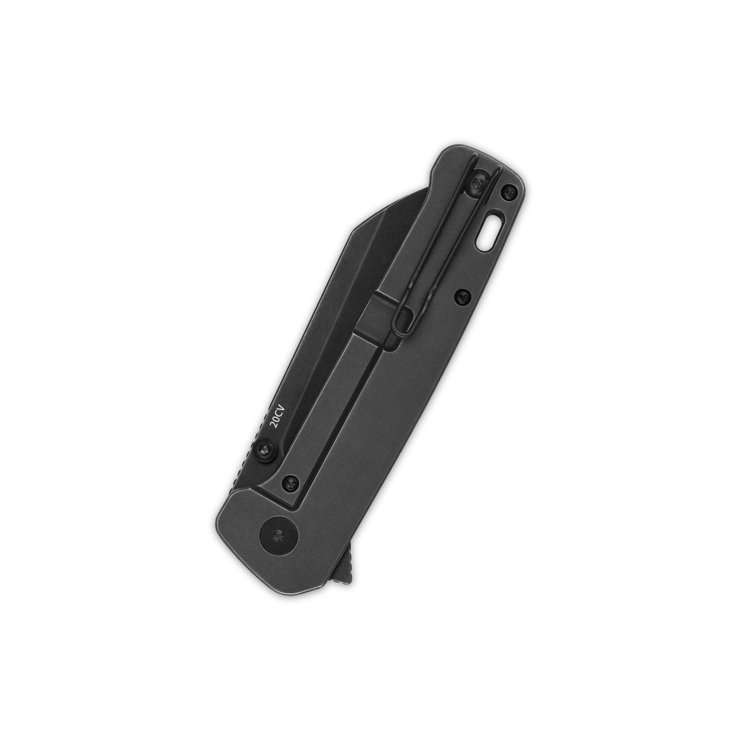 QSP Penguin Plus QS130XL-F2 CPM-20CV Blade Carbon Fiber and Titanium Handle Frame Lock Folding Knife