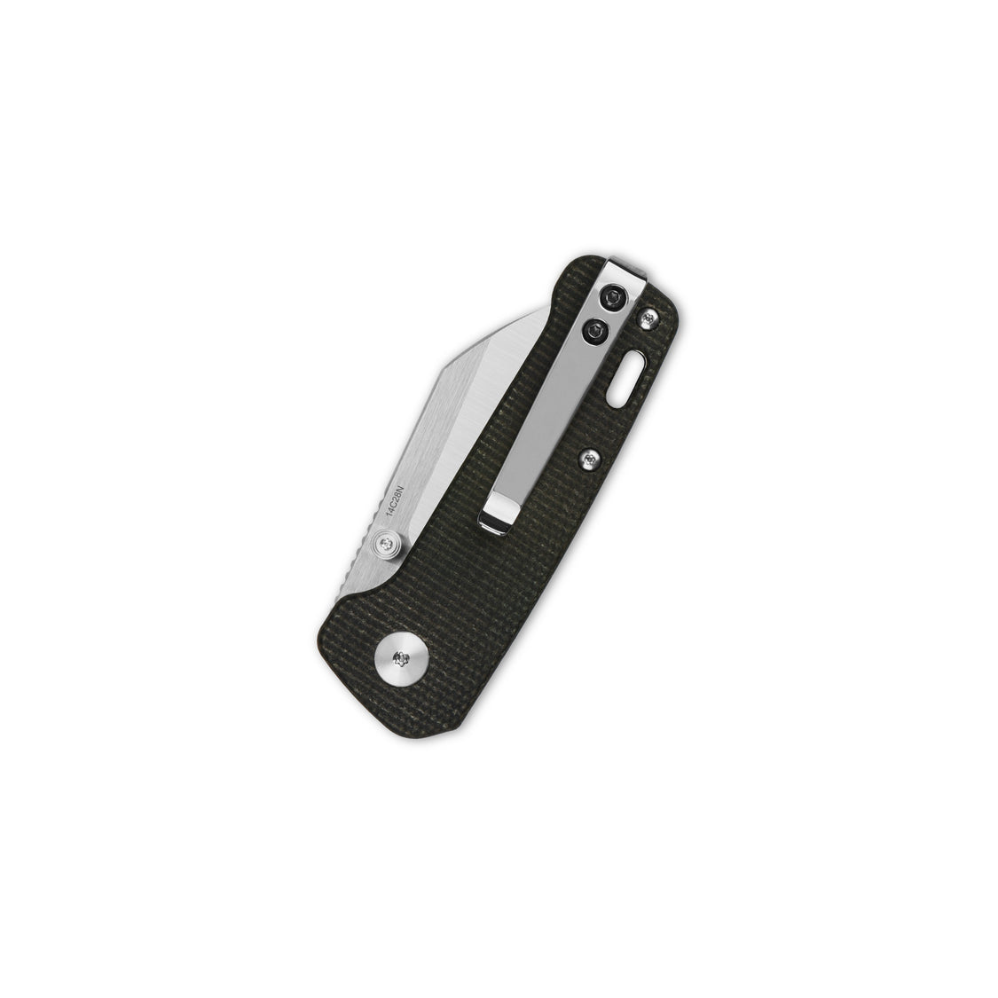 QSP Penguin Mini QS130XS-A 14C28N Blade Micarta Handle Liner Lock Pocket Knife