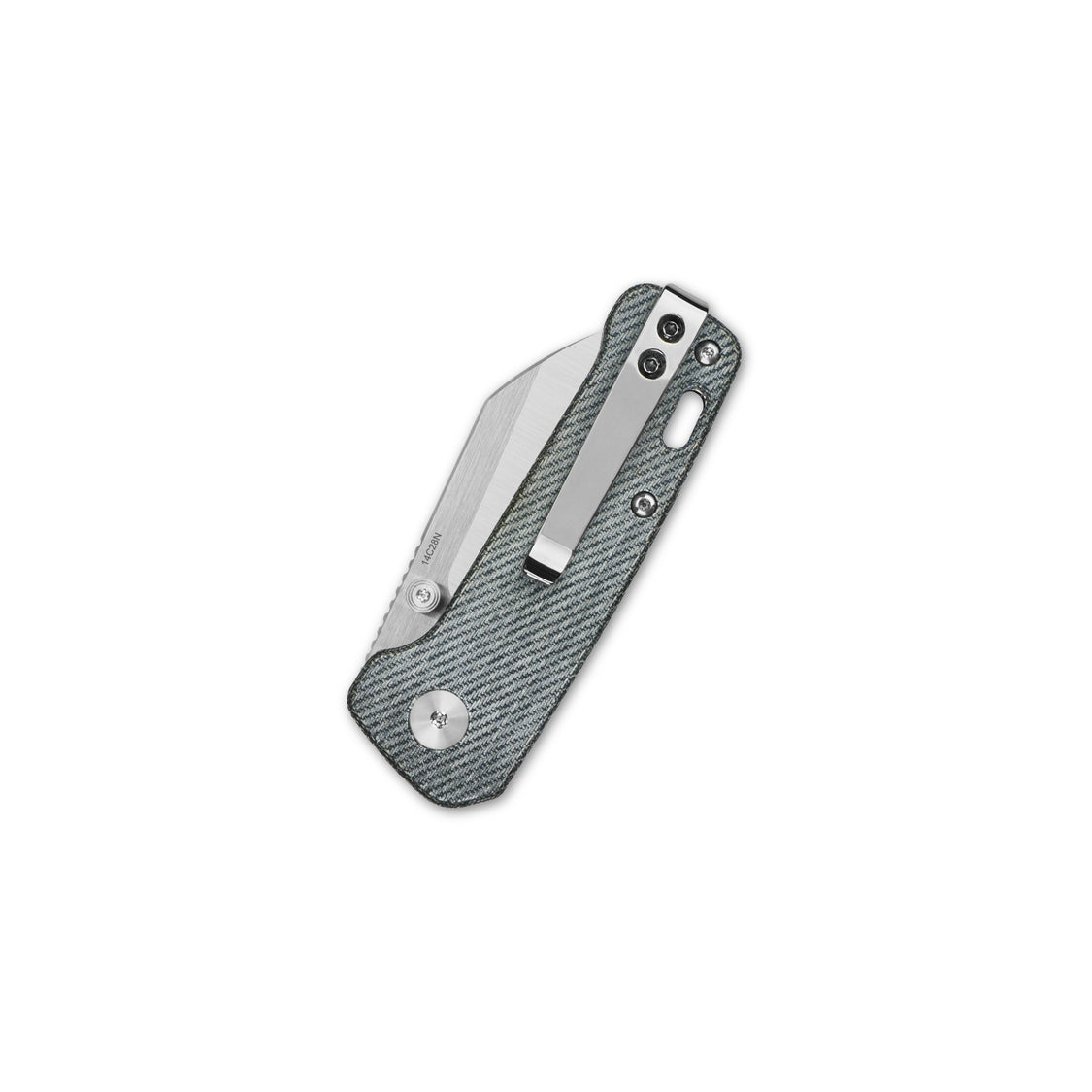 QSP Penguin Mini QS130XS-B 14C28N Blade Micarta Handle Liner Lock Pocket Knife
