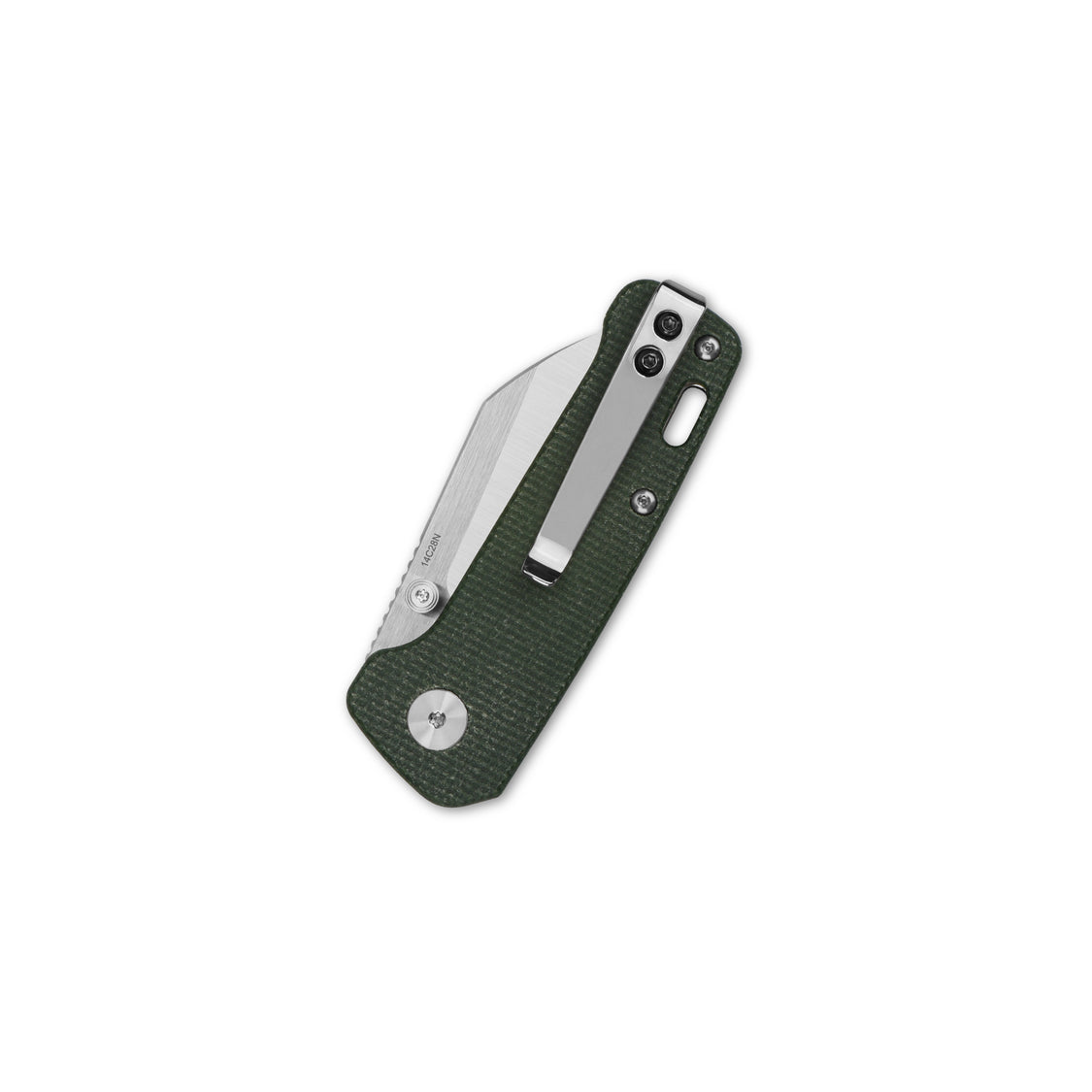 QSP Penguin Mini QS130XS-C 14C28N Blade Micarta Handle Liner Lock Pocket Knife