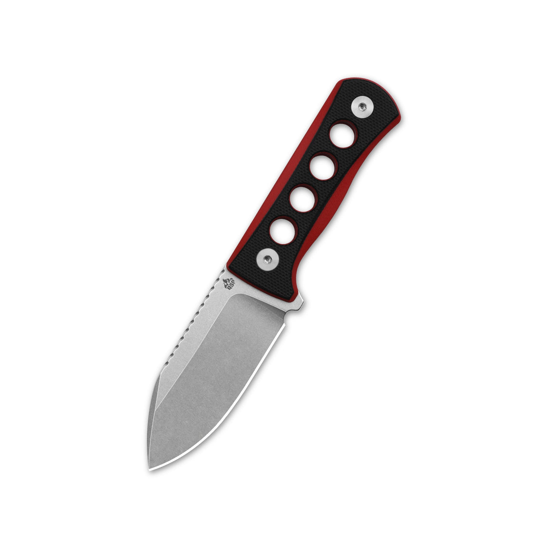 QSP Canary QS141-B1 14C28N blade Black/Red G10 handle with Kydex sheath Neck knife