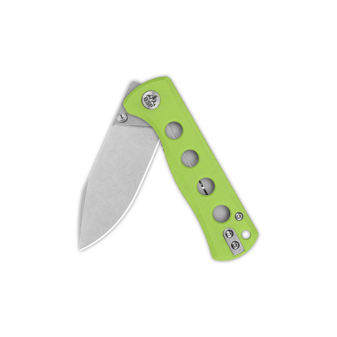 QSP Canary Folder QS150-C1 14C28N Blade Neon G10 Handle Liner Lock Pocket Knife