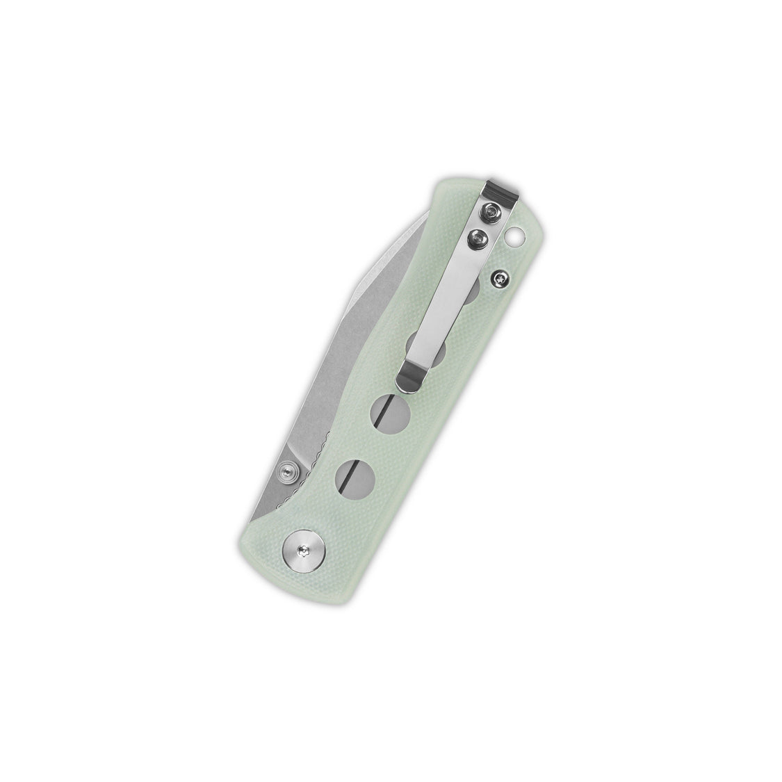 QSP Canary Folder QS150-E1 14C28N Blade Jade G10 Handle Liner Lock Pocket Knife