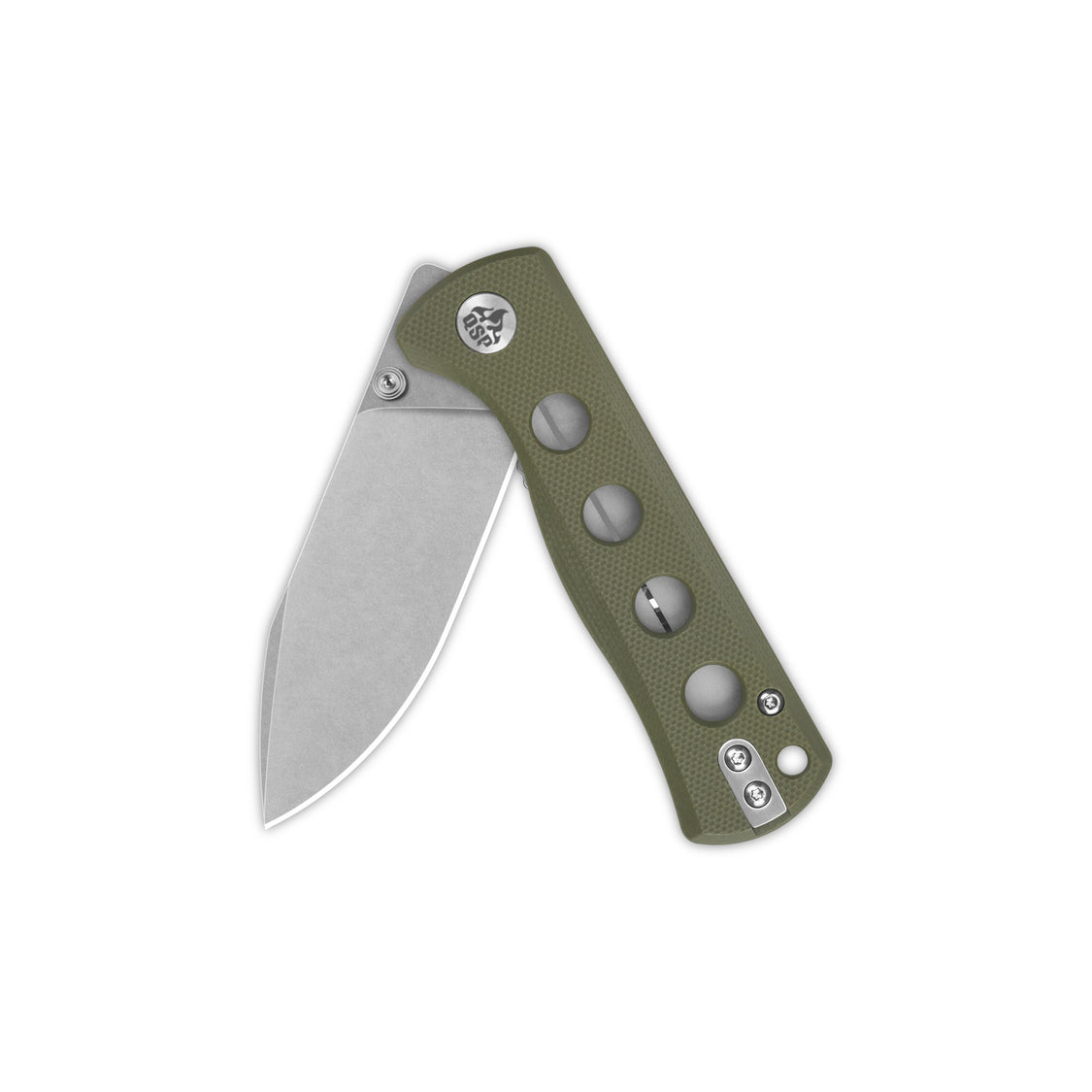QSP Canary Folder QS150-F1 14C28N Blade Olive Green G10 Handle Liner Lock Pocket Knife