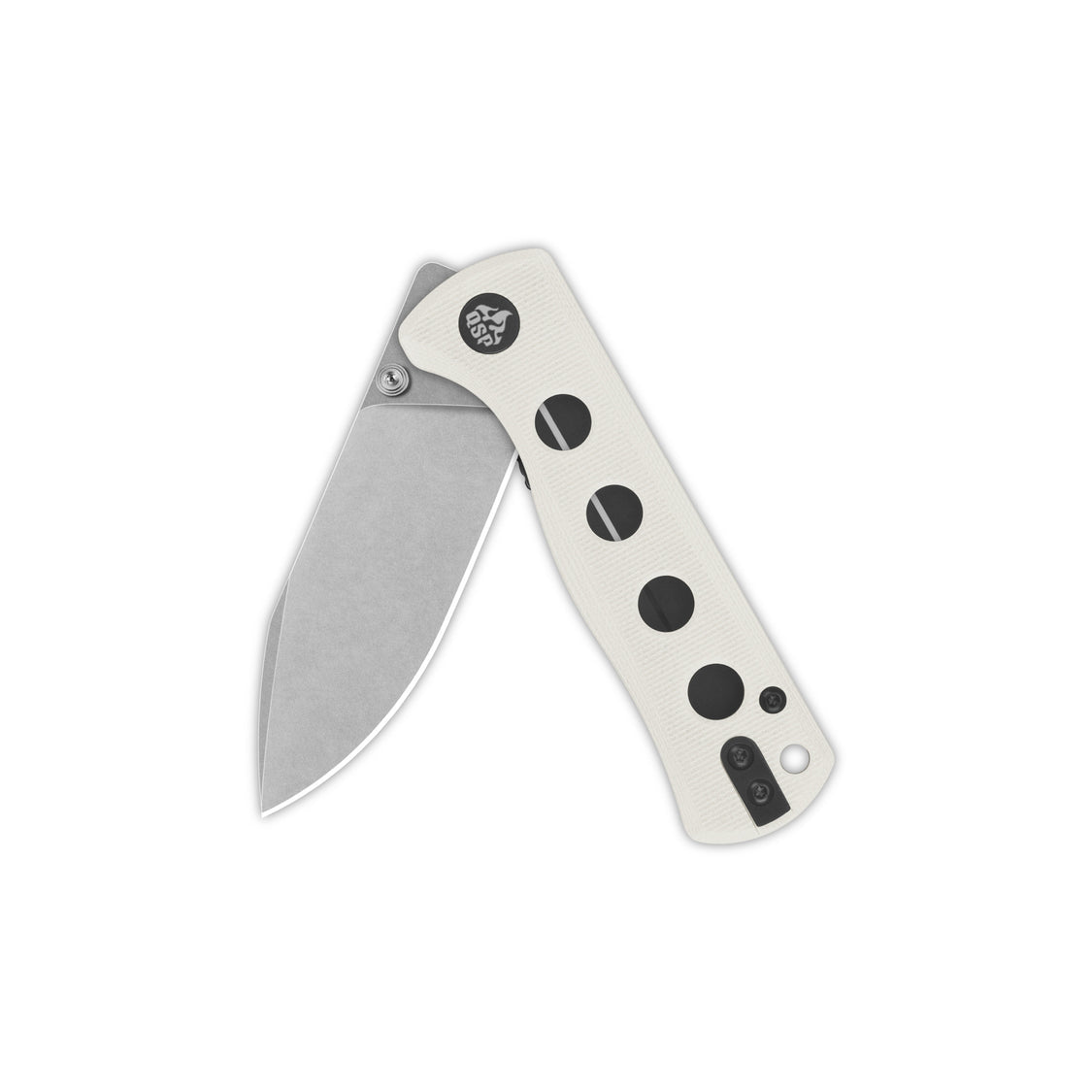 QSP Canary Folder QS150-G1 14C28N Blade White G10 Handle Liner Lock Pocket Knife
