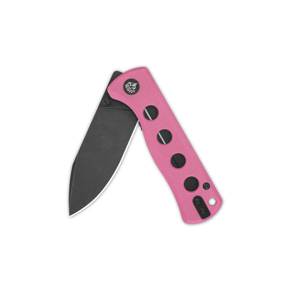 QSP Canary Folder QS150-H2 14C28N Blade Pink G10 Handle Liner Lock Pocket Knife