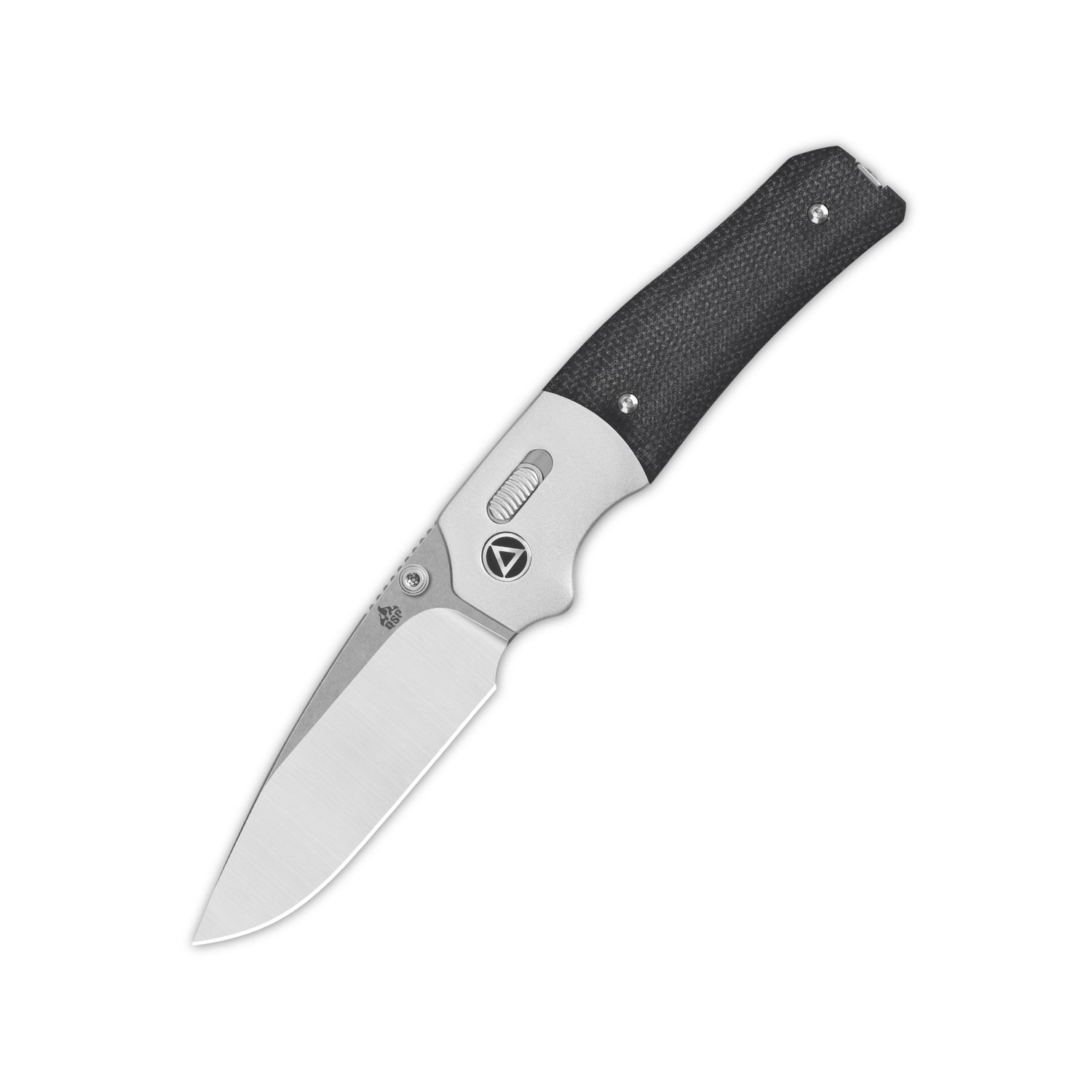 QSP Vault QS157-A1 14C28N Blade Black Micarta Handle Glyde Lock Pocket Knife