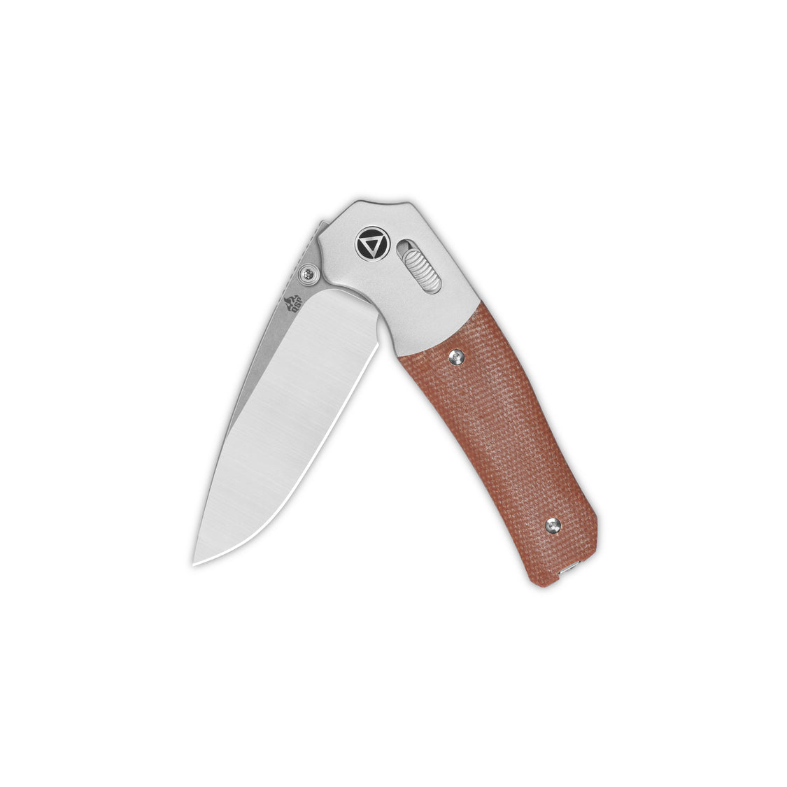 QSP Vault QS157-C1 14C28N Blade Tan Micarta Handle Glyde Lock Pocket Knife