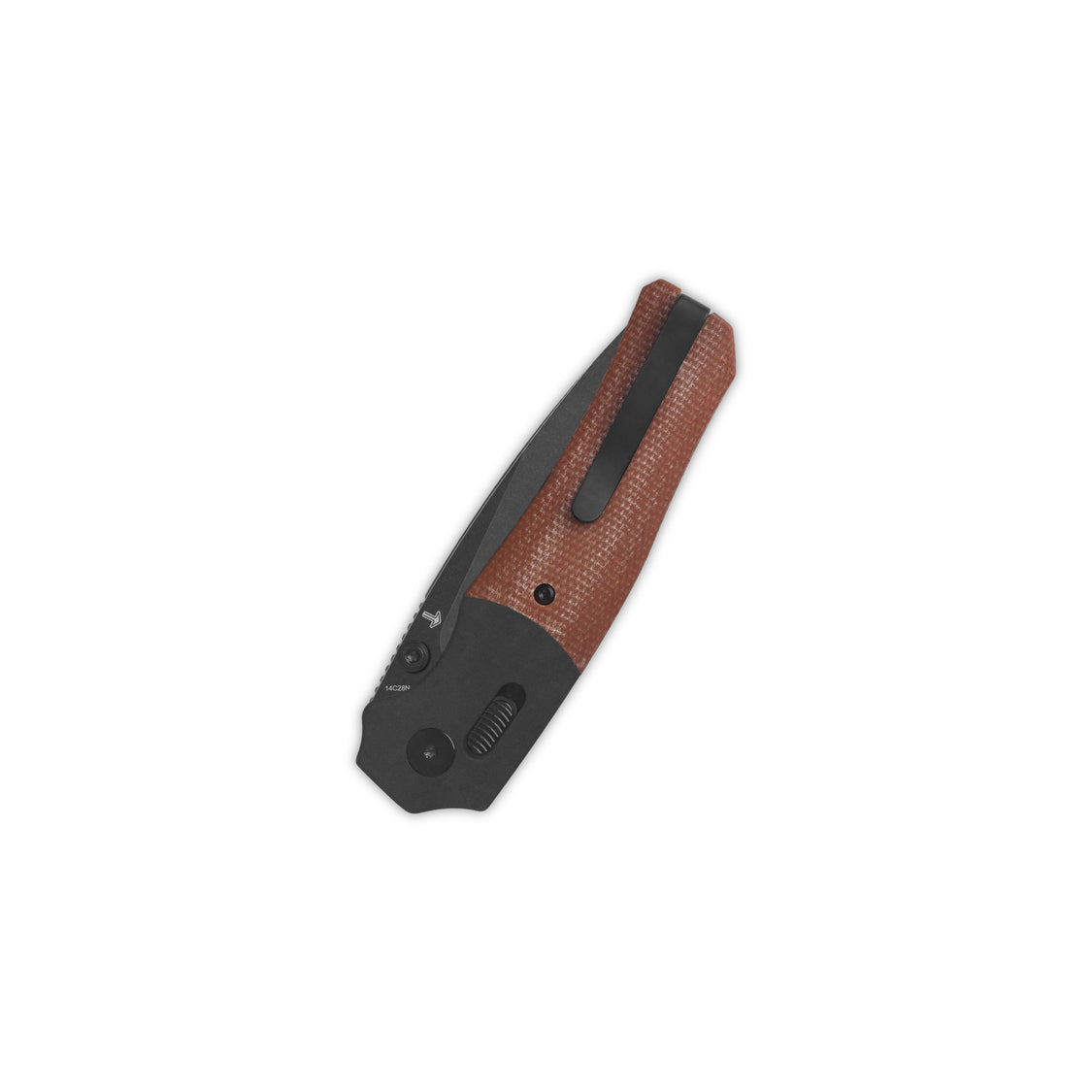 QSP Vault QS157-C2 14C28N Blade Tan Micarta Handle Glyde Lock Pocket Knife