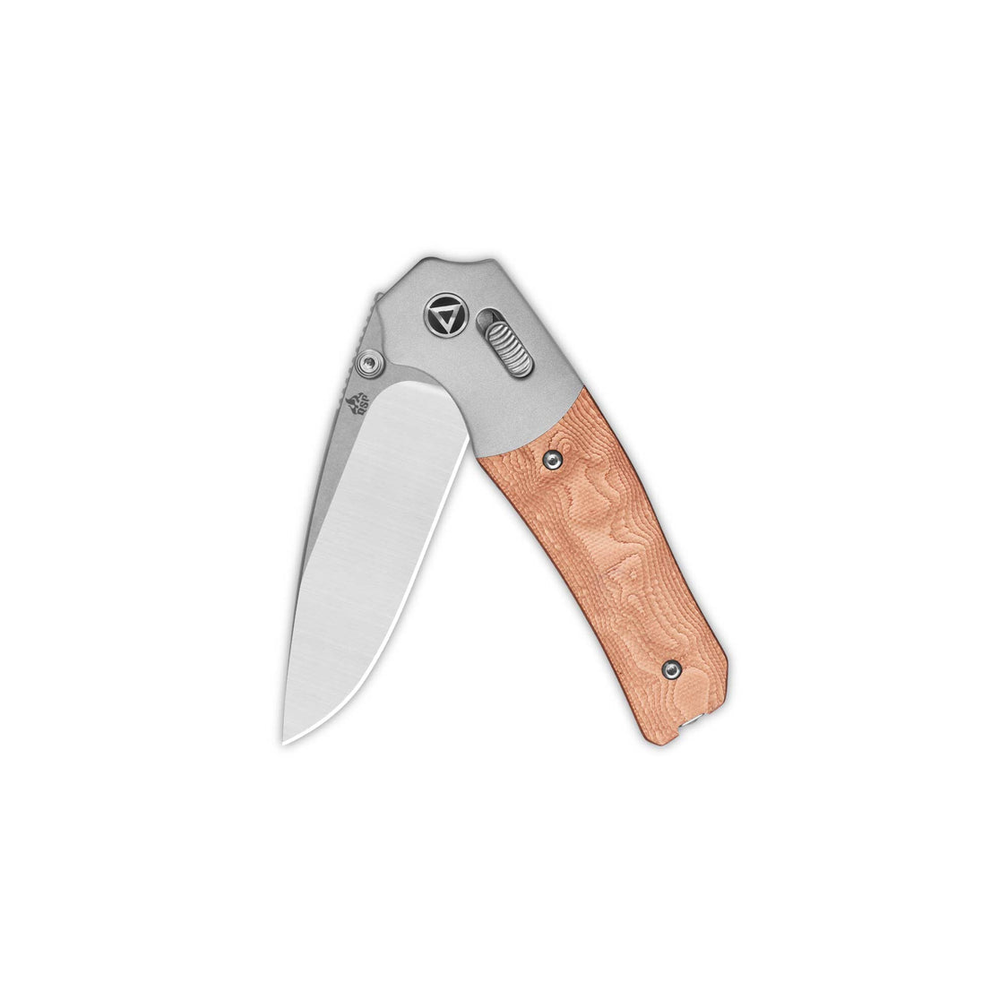 QSP Vault QS157-D1 14C28N Blade G10 with Copper Foil Handle Glyde Lock Pocket Knife
