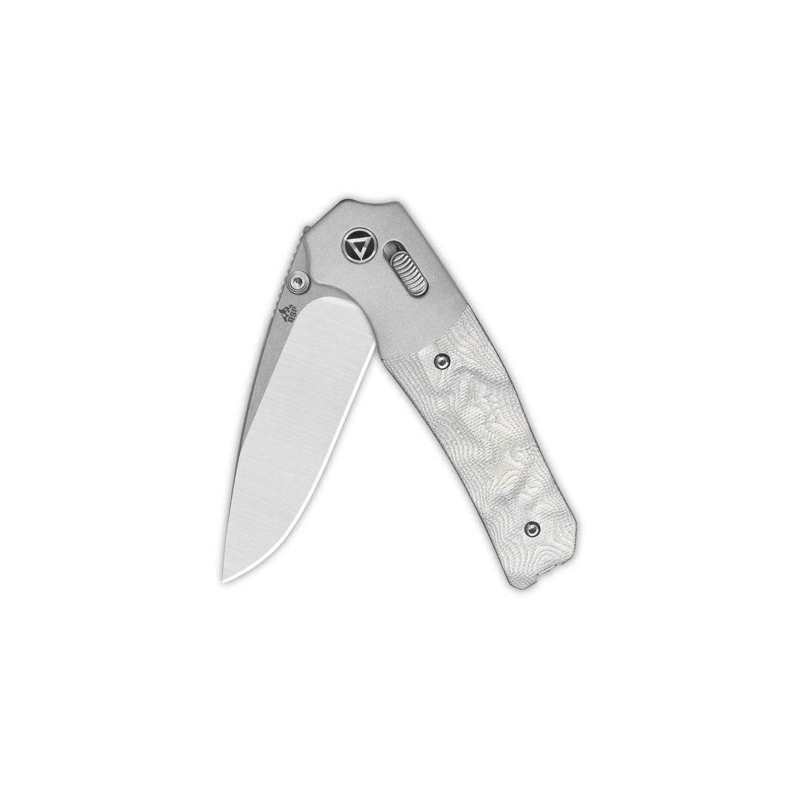 QSP Vault QS157-E1 14C28N Blade G10 with Aluminum Foil Handle Glyde Lock Pocket Knife