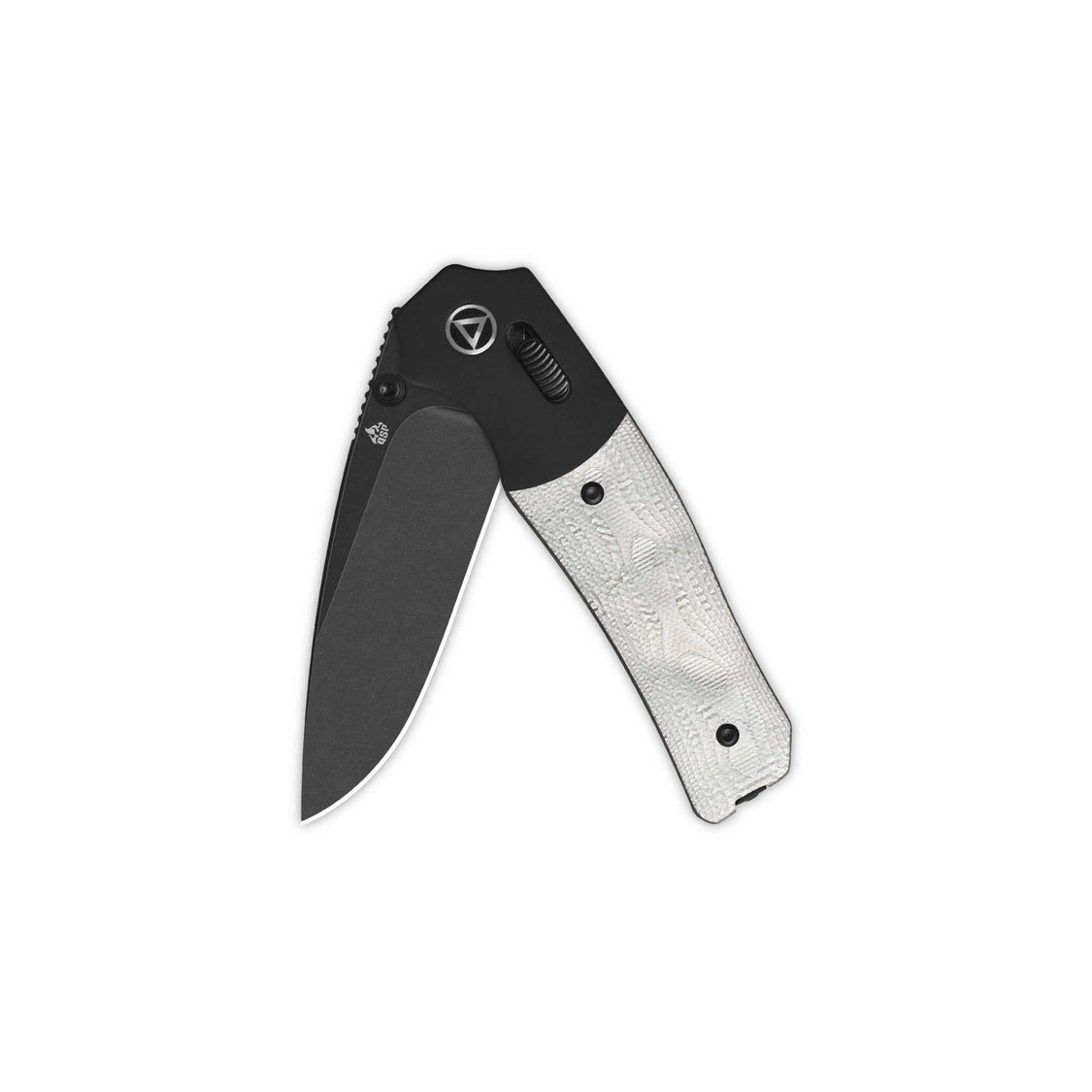 QSP Vault QS157-E2 Black 14C28N Blade G10 with Aluminum Foil Handle Glyde Lock Pocket Knife