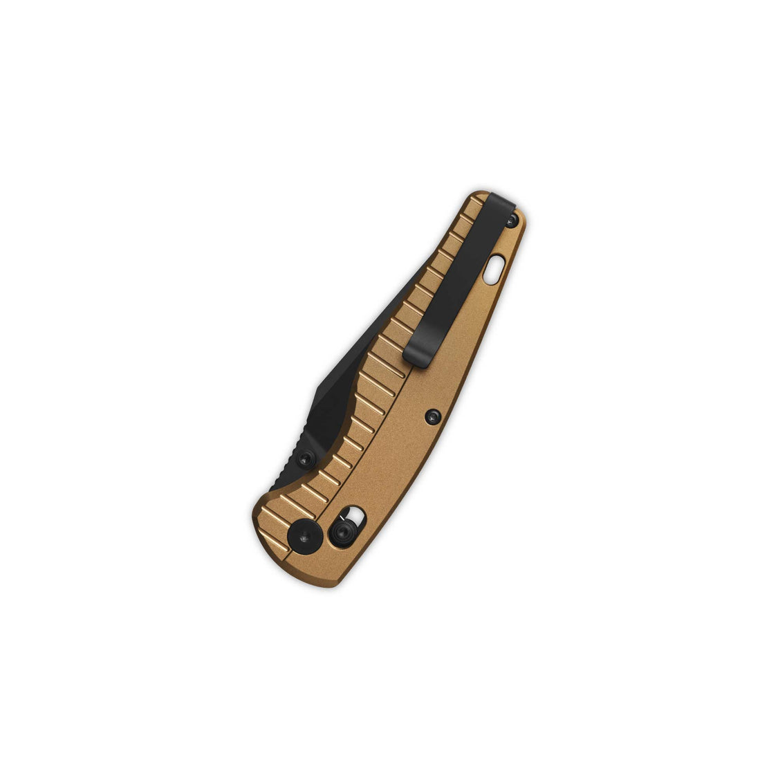 QSP Reptile QS165-A2 14C28N Blade Champagne Aluminium Handle Reptile Glyde Lock Pocket Knife
