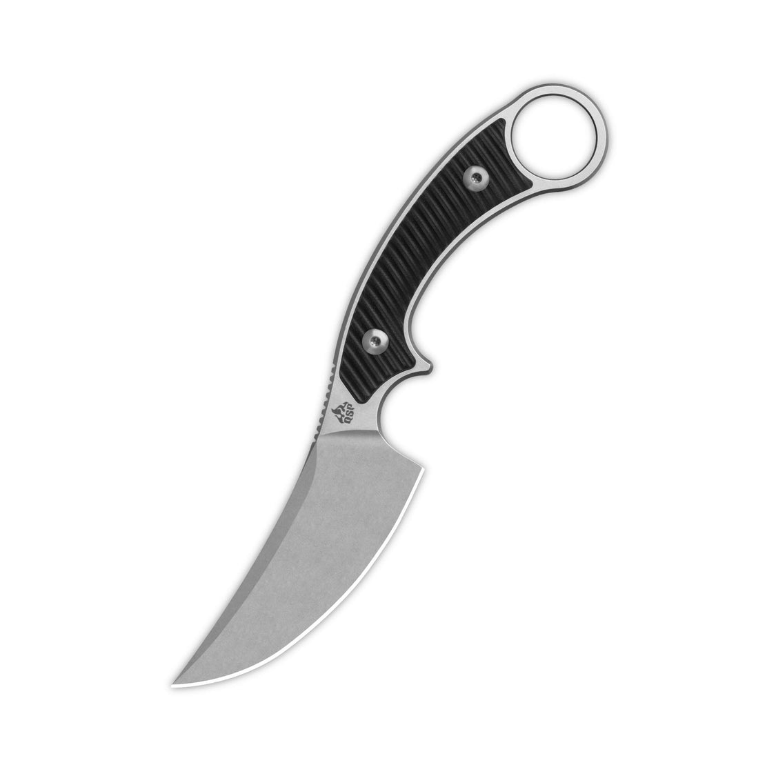 QSP Viper QS166-A1 10Cr15MoV Blade Black G10 Handle Fixed Blade Knife