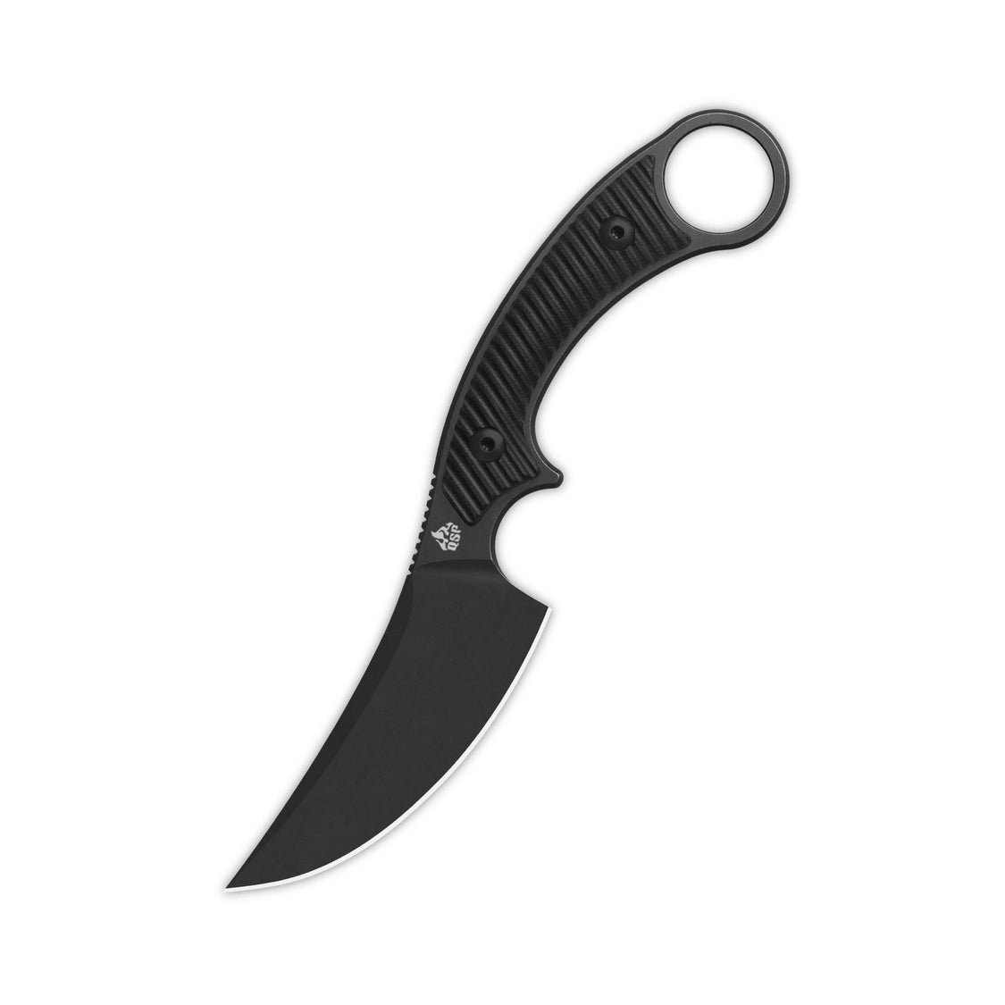 QSP Viper QS166-A2 10Cr15MoV Blade Black G10 Handle Fixed Blade Knife