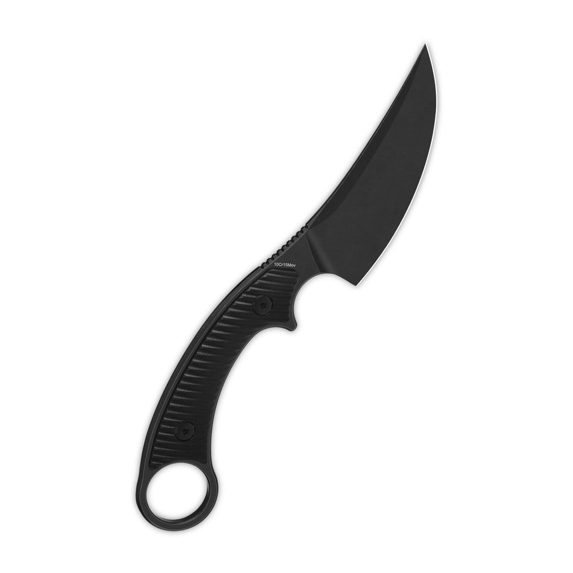 QSP Viper QS166-A2 10Cr15MoV Blade Black G10 Handle Fixed Blade Knife