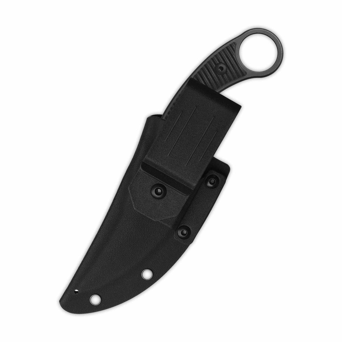 QSP Viper QS166-A2 10Cr15MoV Blade Black G10 Handle Fixed Blade Knife