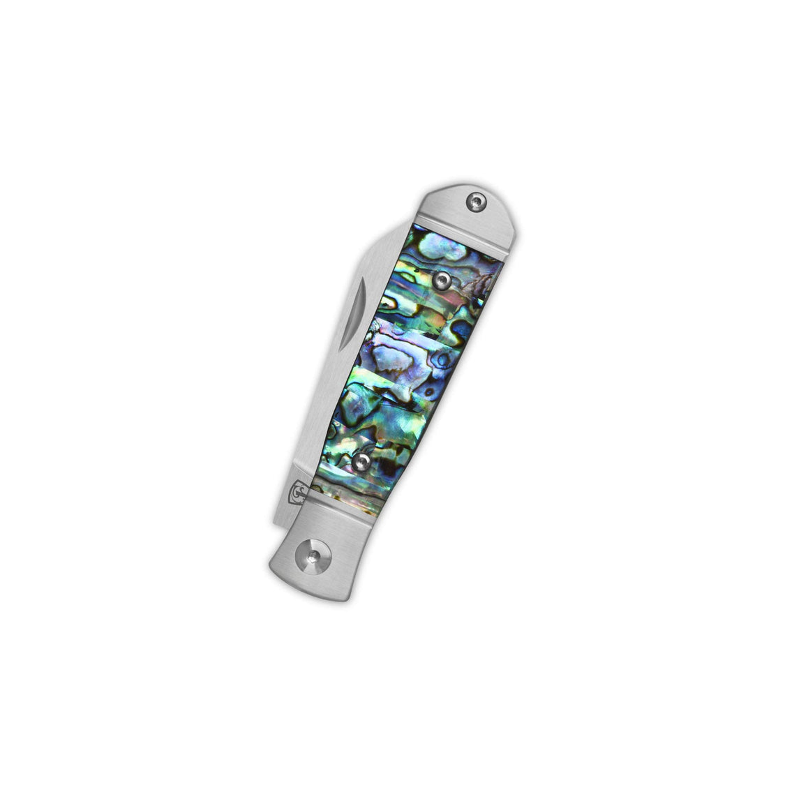 QSP Jumping QS167-A 14C28N blade Abalone Handle Jack Slip Joint Pocket Knife
