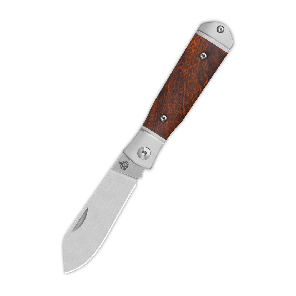 QSP Jumping QS167-D 14C28N blade Desert Ironwood Handle Jack Slip Joint Pocket Knife
