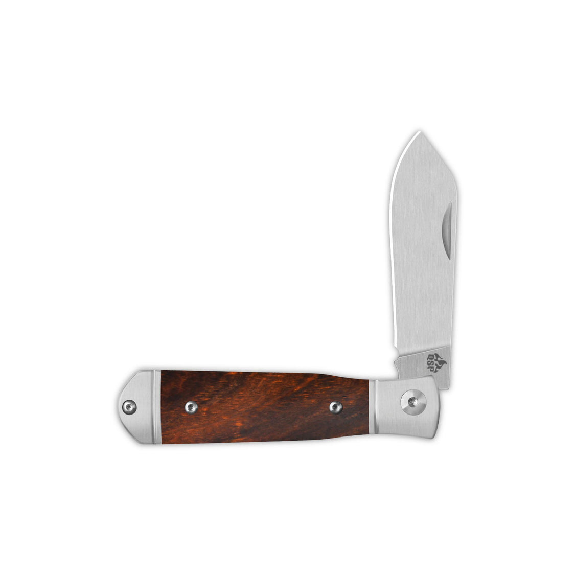 QSP Jumping QS167-D 14C28N blade Desert Ironwood Handle Jack Slip Joint Pocket Knife