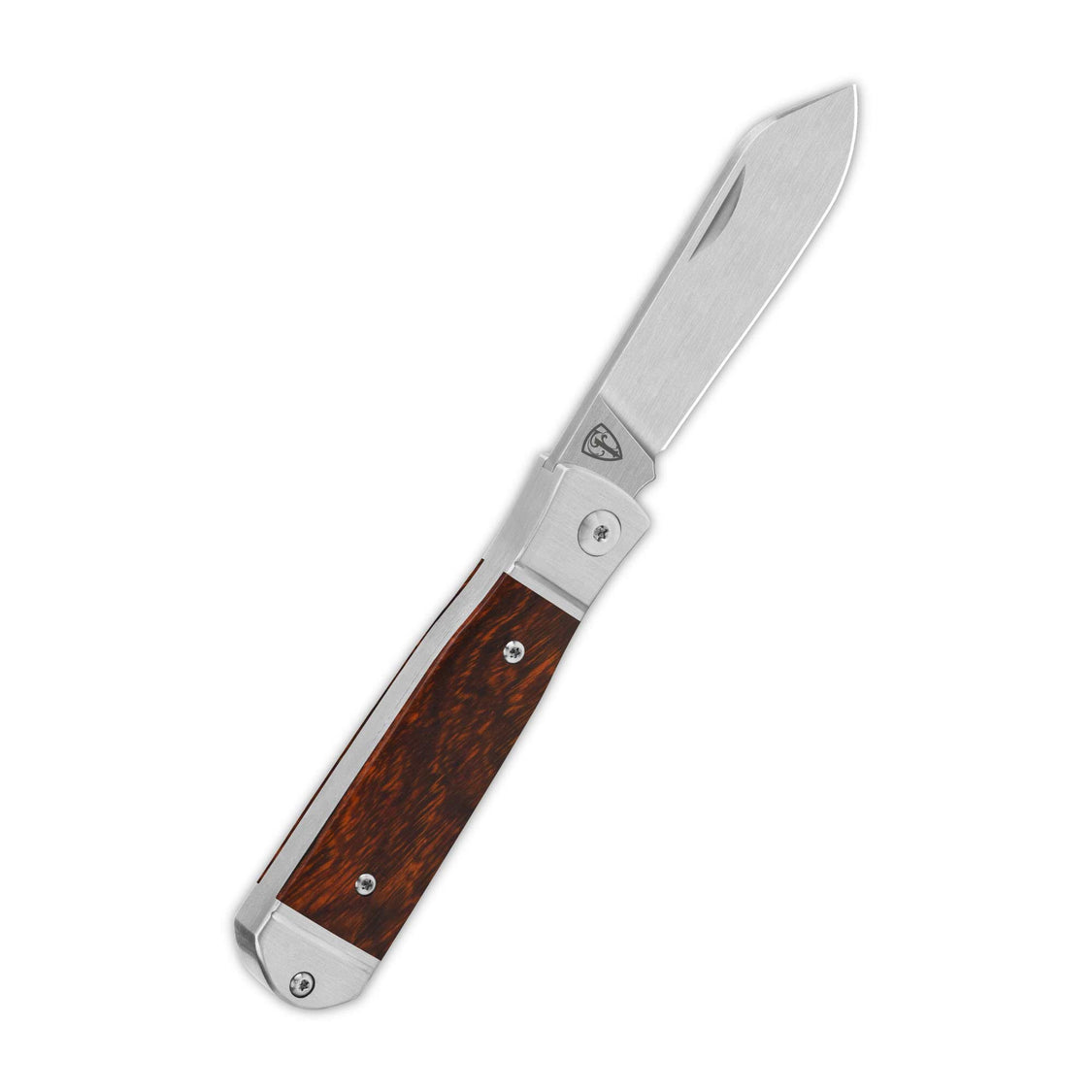 QSP Jumping QS167-D 14C28N blade Desert Ironwood Handle Jack Slip Joint Pocket Knife