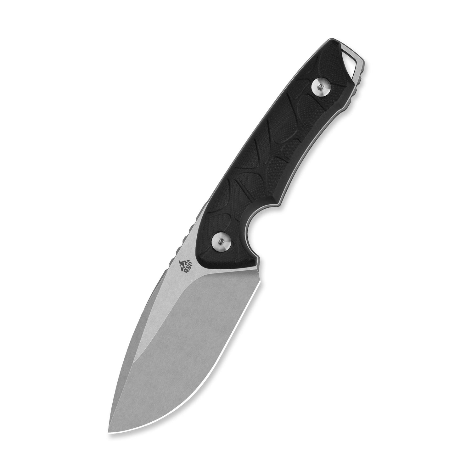 QSP Tiny TOT QS169-A1 10Cr15MoV Blade Black G10 Handle Fixed Blade Knife