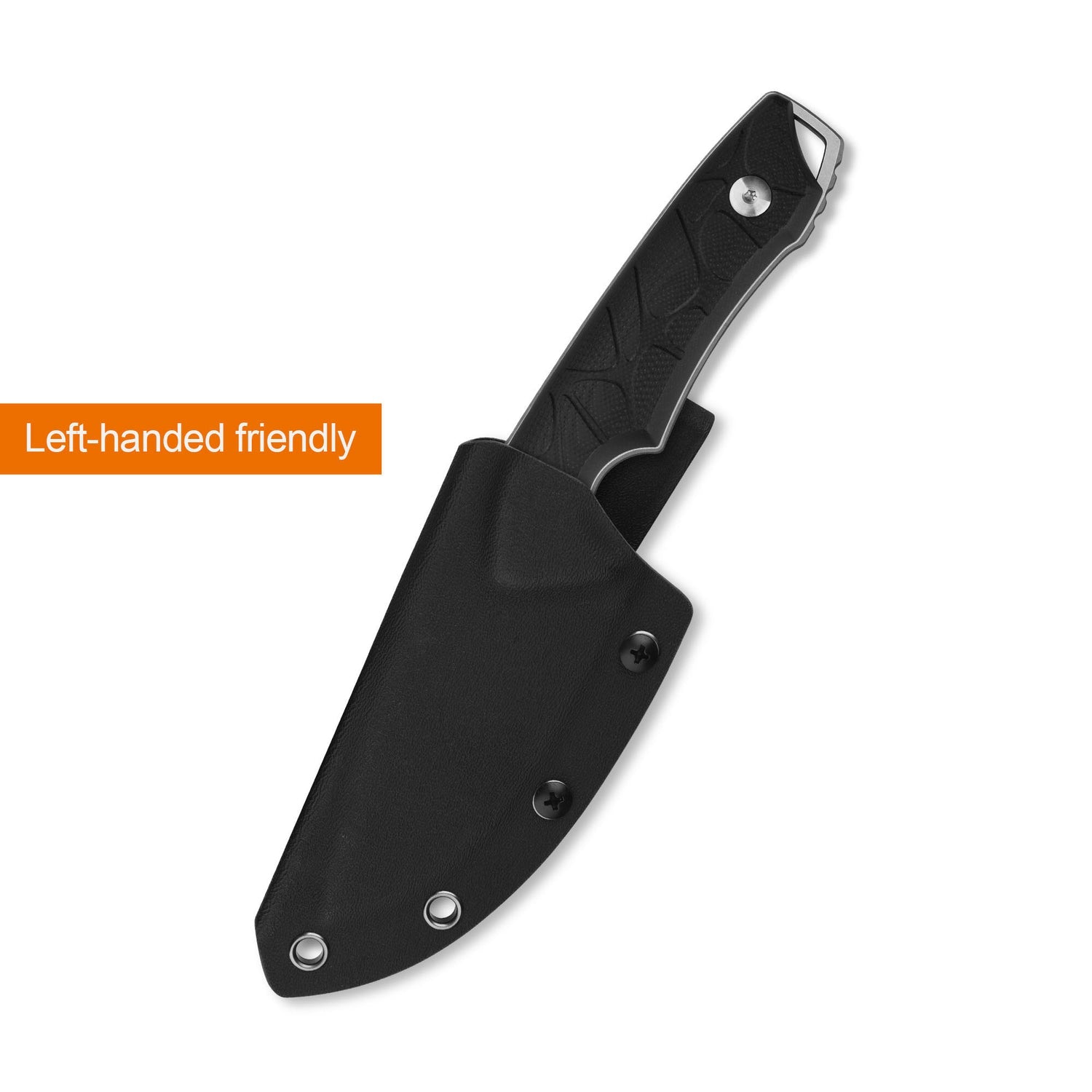 QSP Tiny TOT QS169-A1 10Cr15MoV Blade Black G10 Handle Fixed Blade Knife