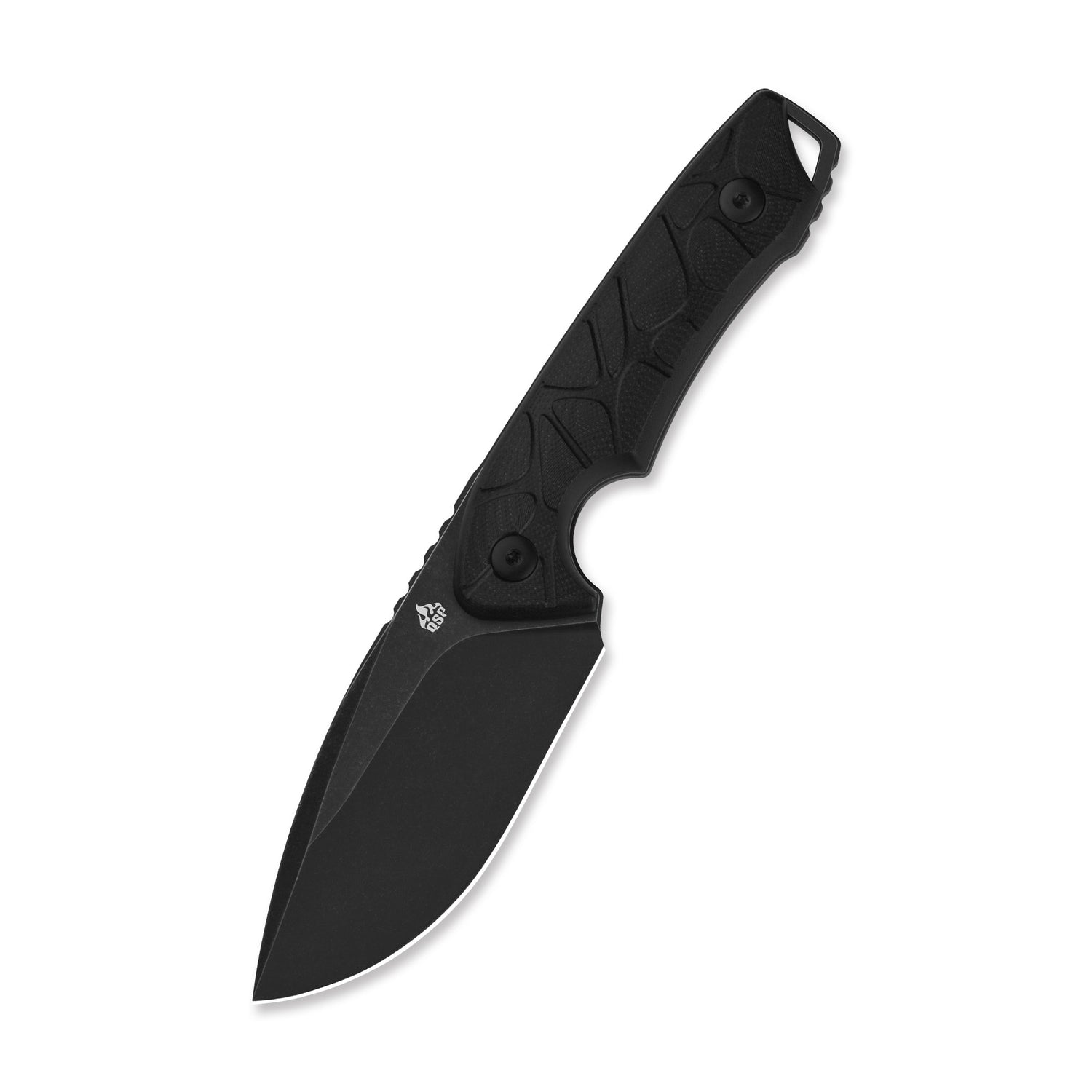 QSP Tiny TOT QS169-A2 10Cr15MoV Blade Black G10 Handle Fixed Blade Knife