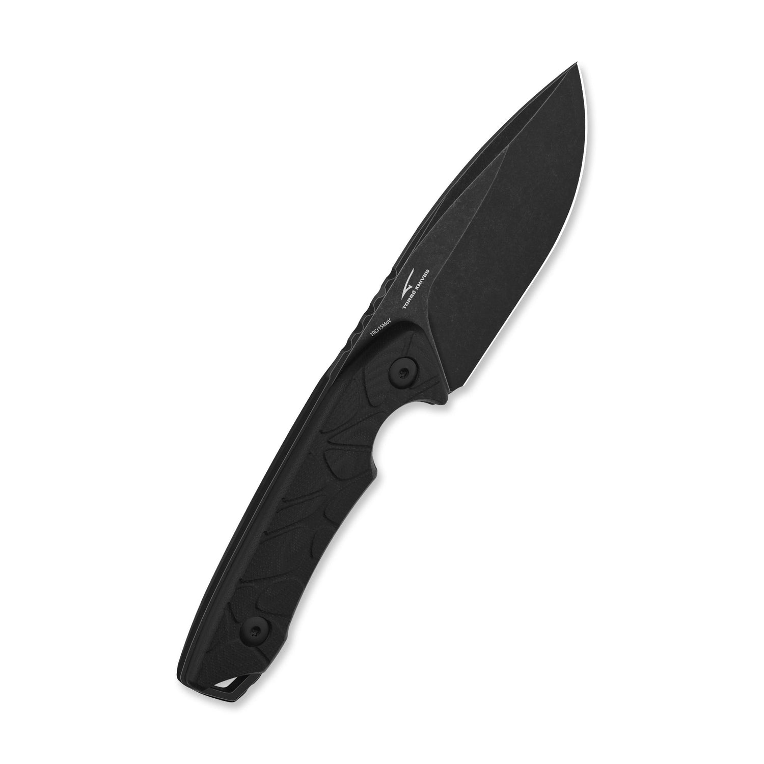 QSP Tiny TOT QS169-A2 10Cr15MoV Blade Black G10 Handle Fixed Blade Knife