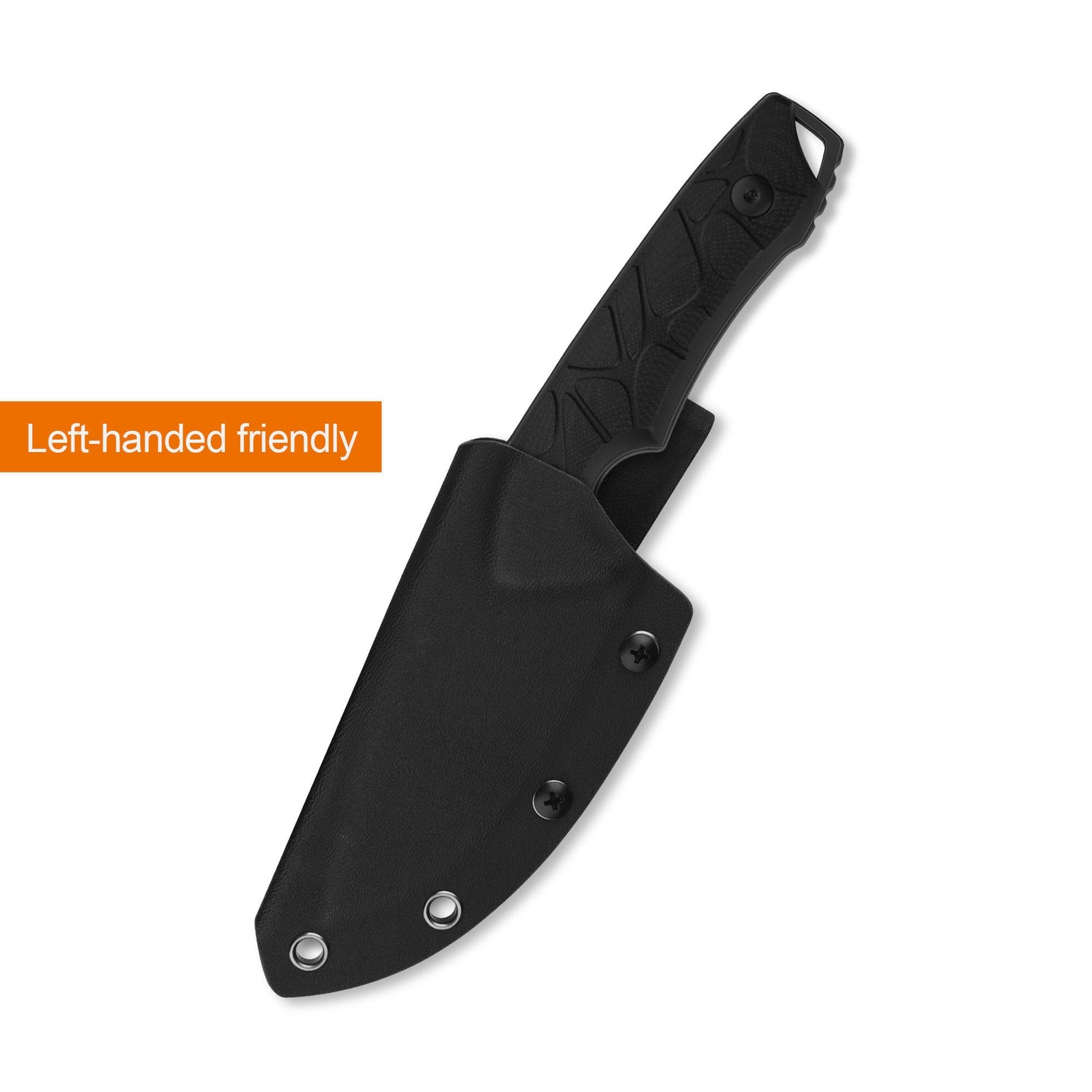 QSP Tiny TOT QS169-A2 10Cr15MoV Blade Black G10 Handle Fixed Blade Knife