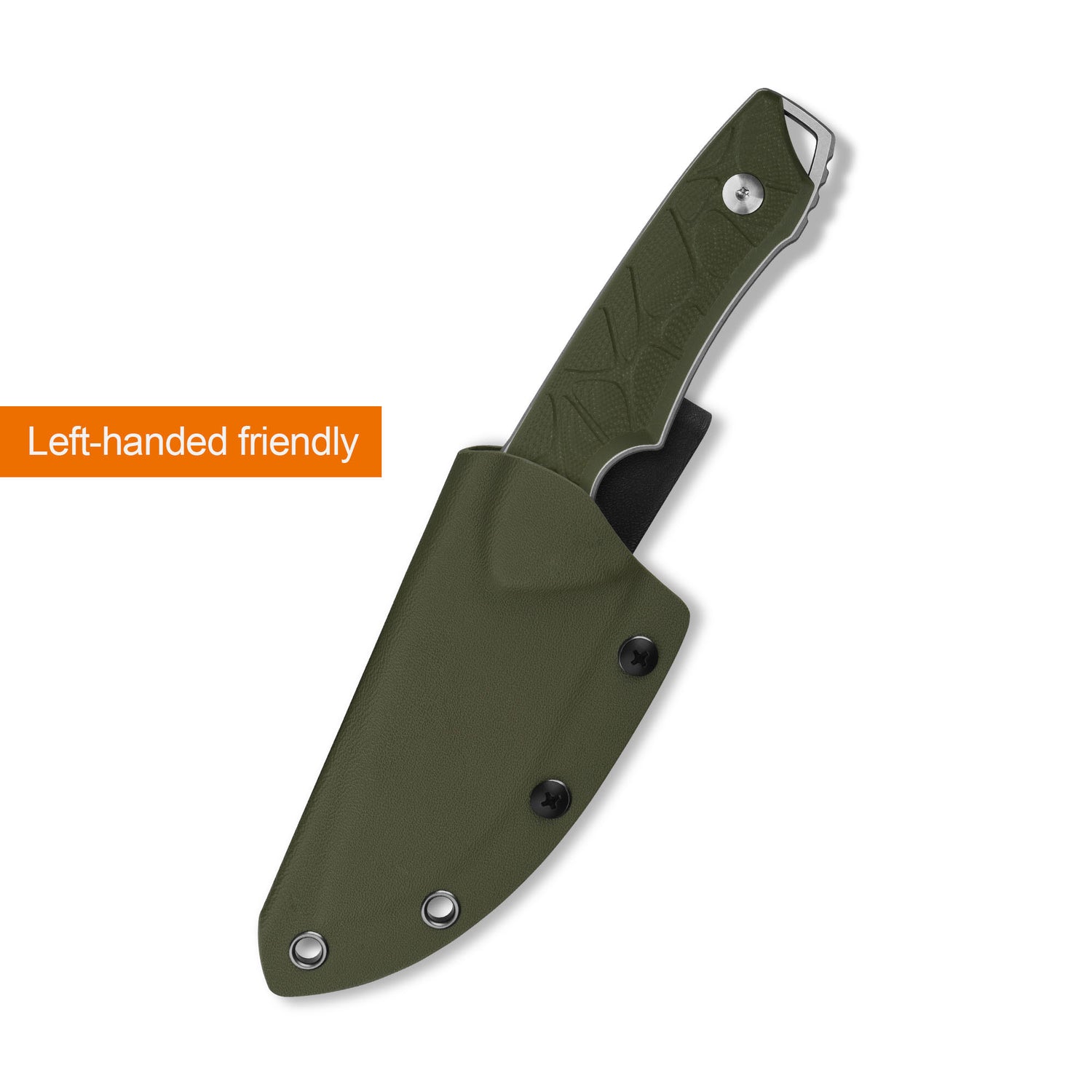 QSP Tiny TOT QS169-B1 10Cr15MoV Blade OD Green G10 Handle Fixed Blade Knife