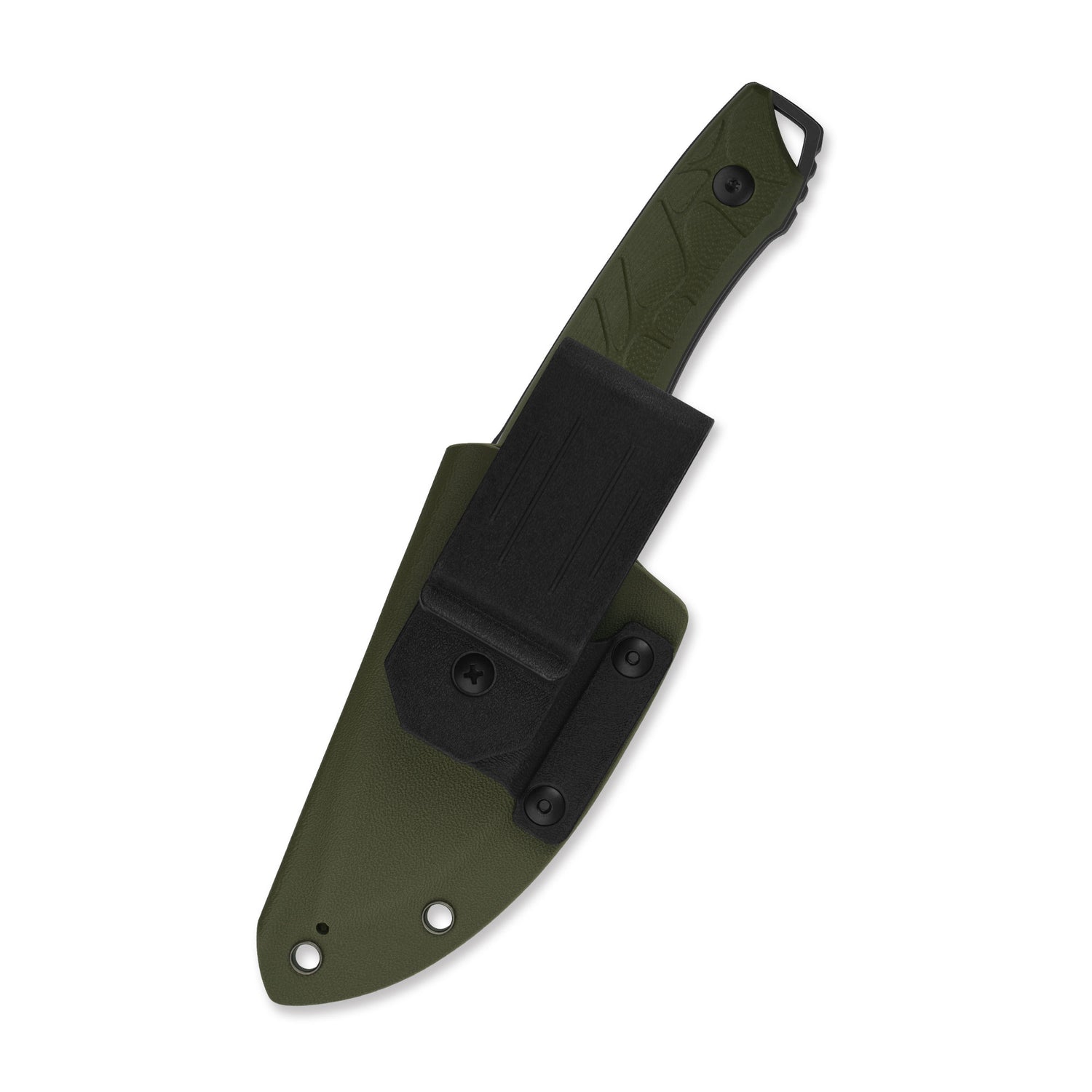 QSP Tiny TOT QS169-B2 10Cr15MoV Blade OD Green G10 Handle Fixed Blade Knife