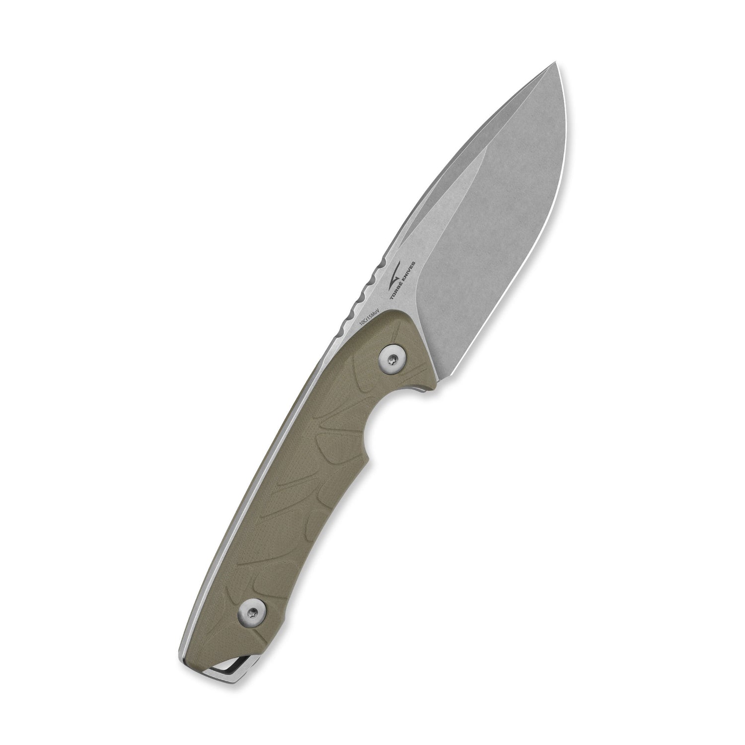 QSP Tiny TOT QS169-C1 10Cr15MoV Blade Sand G10 Handle Fixed Blade Knife