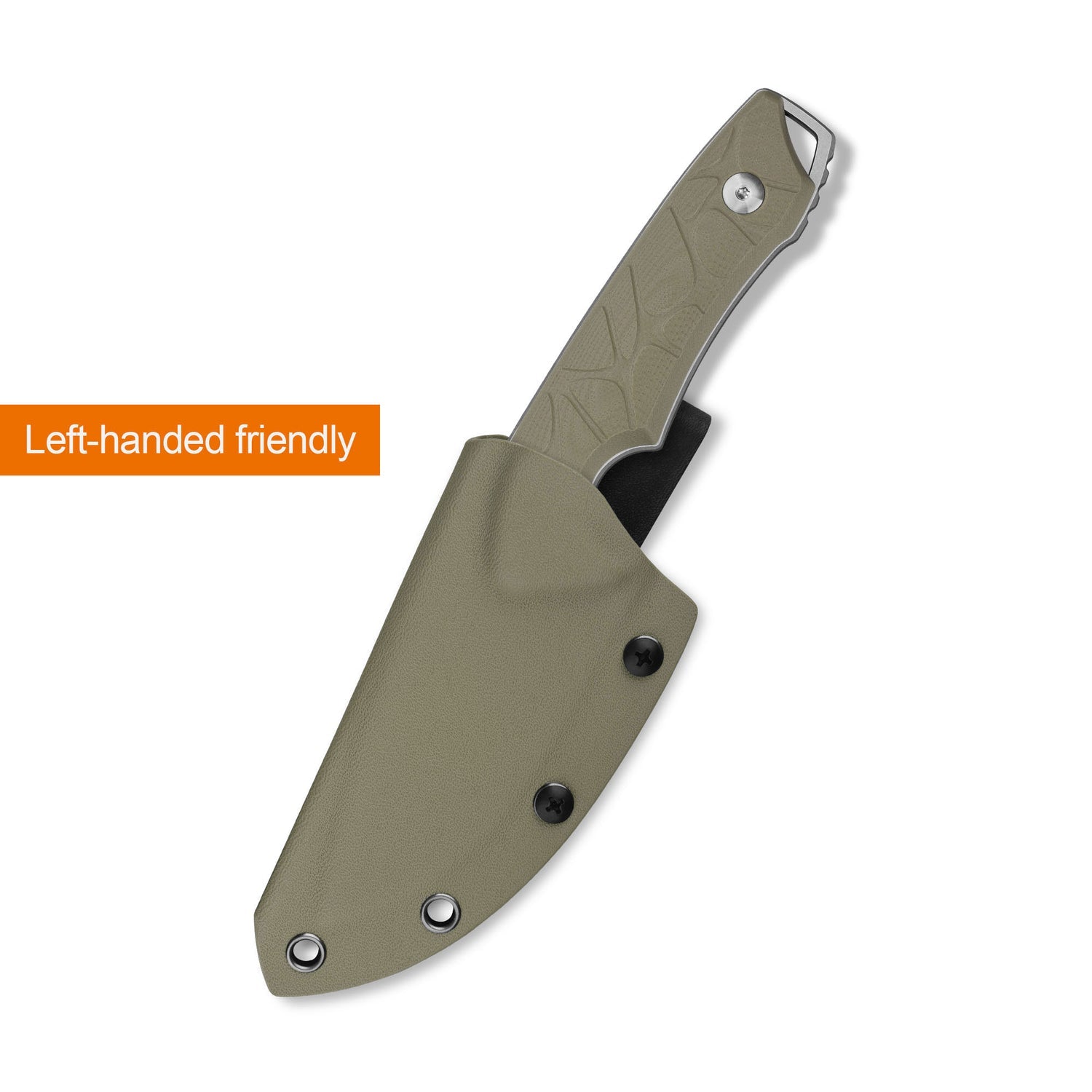 QSP Tiny TOT QS169-C1 10Cr15MoV Blade Sand G10 Handle Fixed Blade Knife