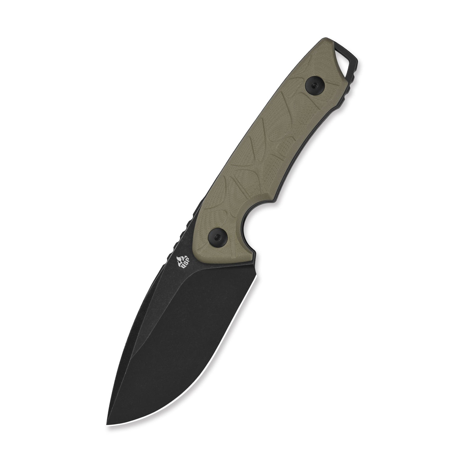 QSP Tiny TOT QS169-C2 10Cr15MoV Blade Sand G10 Handle Fixed Blade Knife
