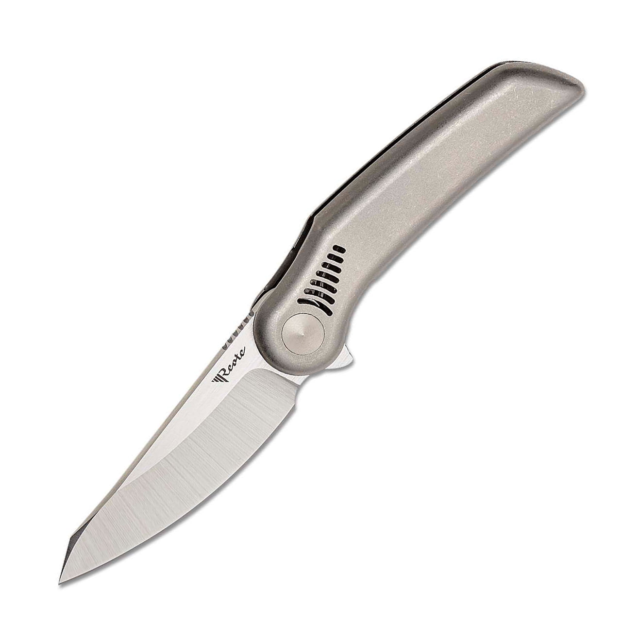 Reate Knives Gents #9 M390 Blade Titanium Handle Flipper Knife Frame Lock