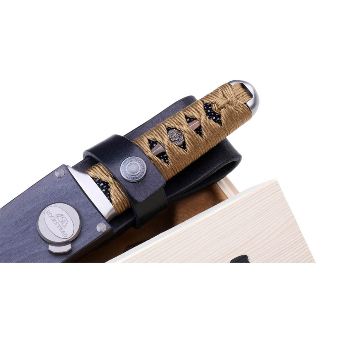 Rockstead Fixed UN-ZDP ZDP-189 Clad by VG10 Blade Ebony Handle Knives Collect