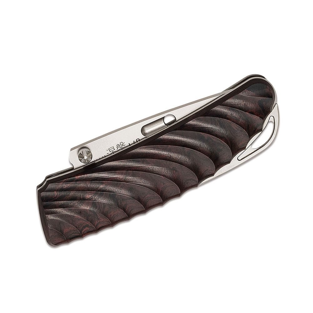 Rockstead Folding Knife NEHAN-ZDP(ER) ZDP-189 Blade Titanium Handle Knives Collect Button Lock