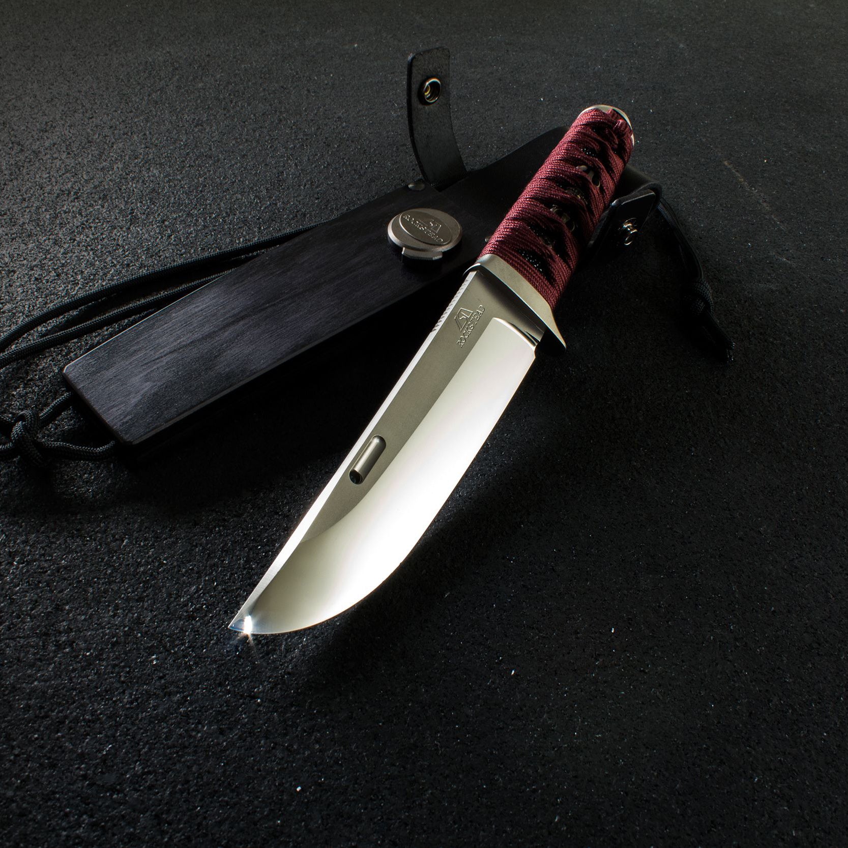Rockstead Fixed UN-ZDP ZDP-189 Clad by VG10 Blade Ebony Handle Knives Collect