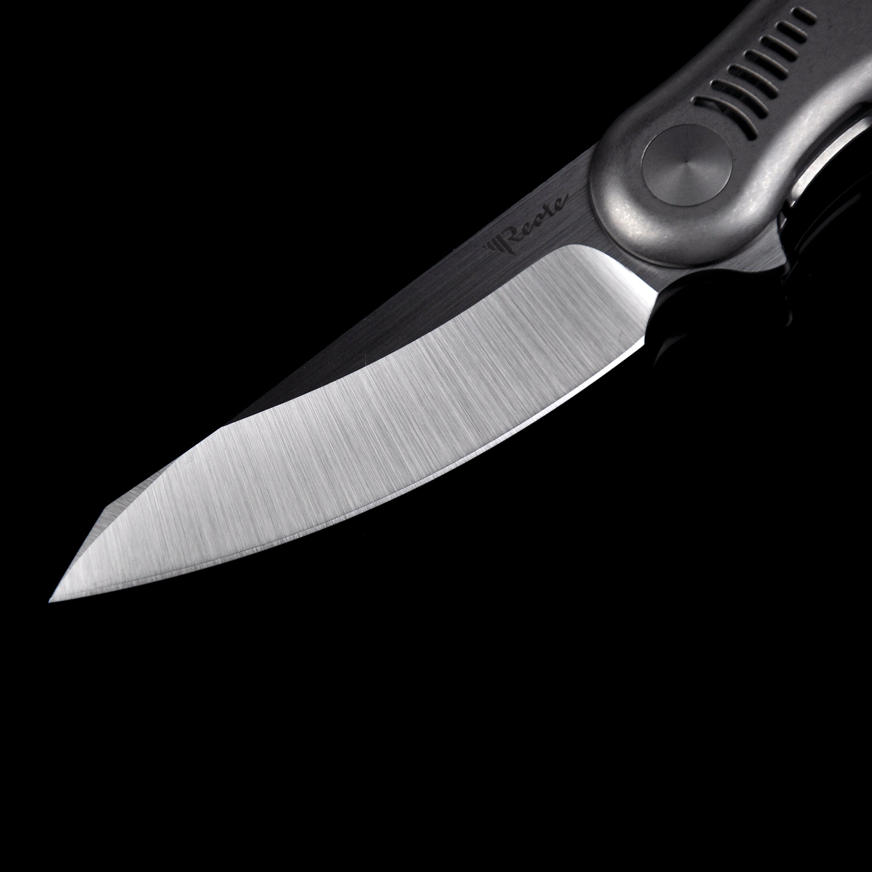Reate Knives Gents #9 M390 Blade Titanium Handle Flipper Knife Frame Lock