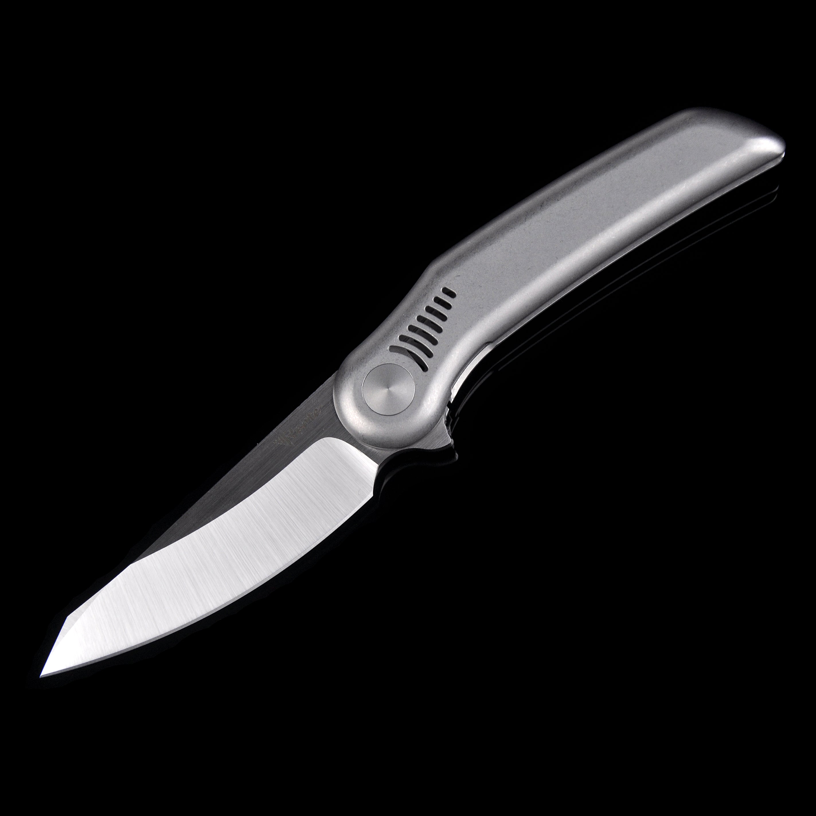 Reate Knives Gents #9 M390 Blade Titanium Handle Flipper Knife Frame Lock