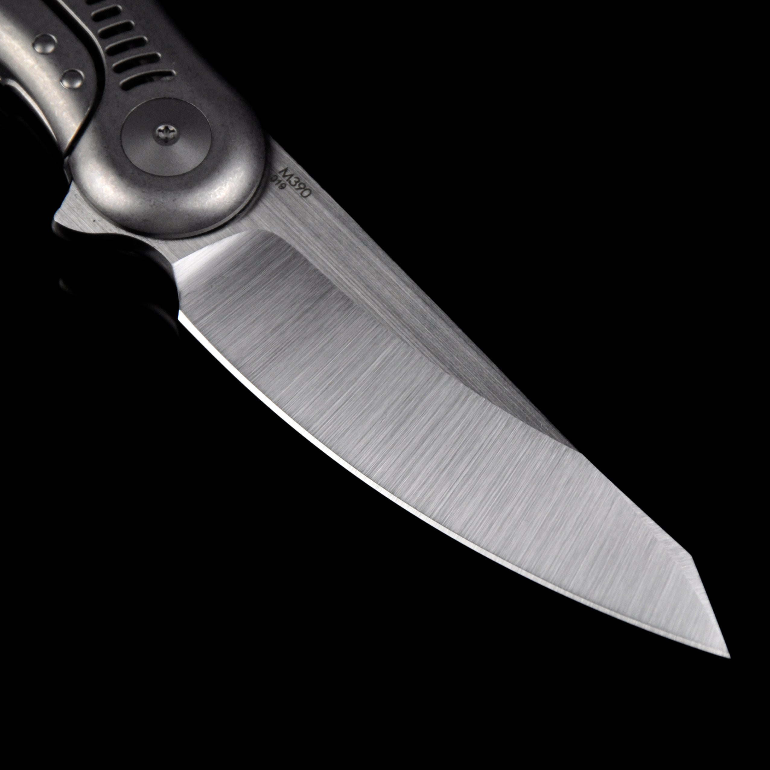 Reate Knives Gents #9 M390 Blade Titanium Handle Flipper Knife Frame Lock