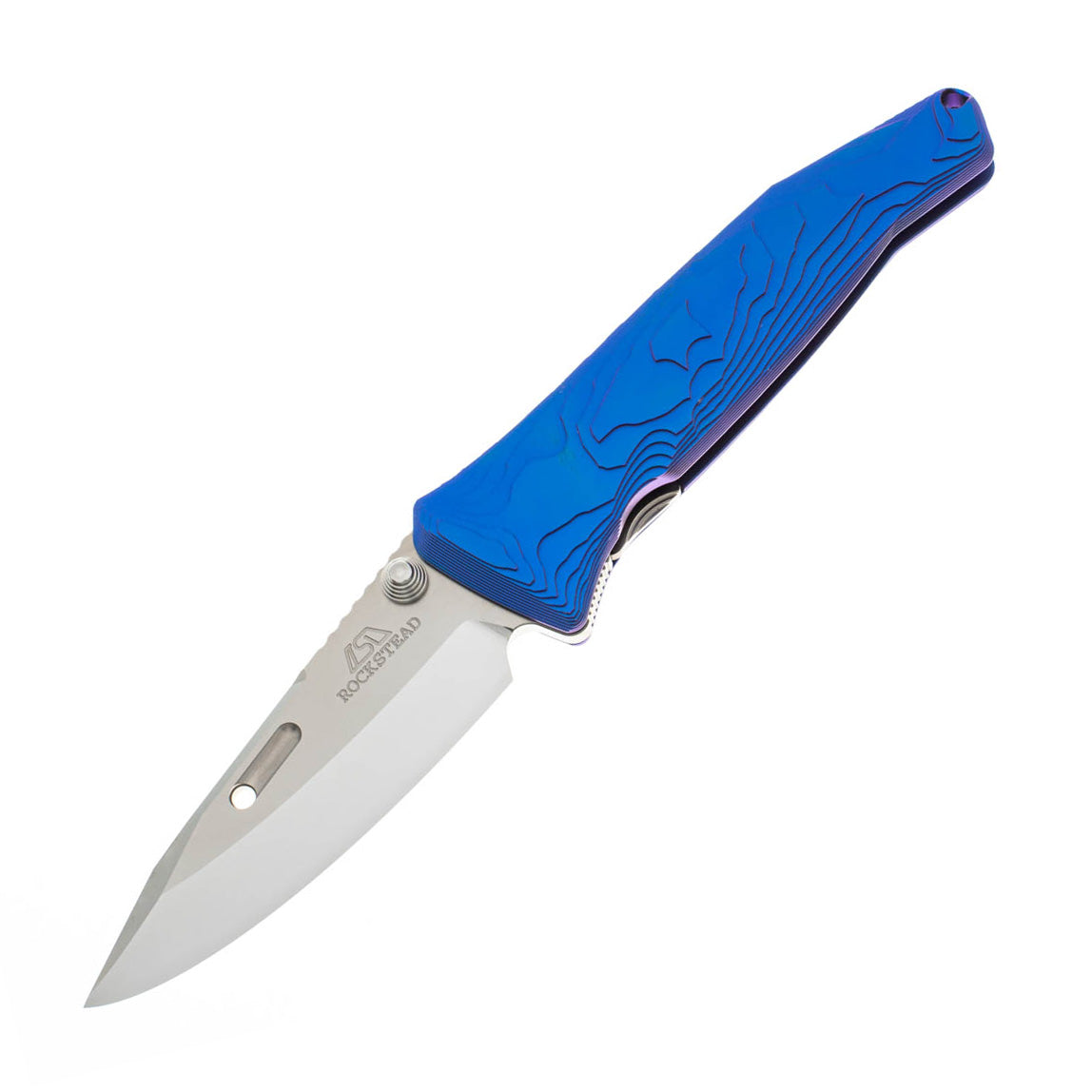 Rockstead 折叠刀 SAI-ZDP (BL) ZDP-189 刀片 钛合金手柄 刀具收藏
