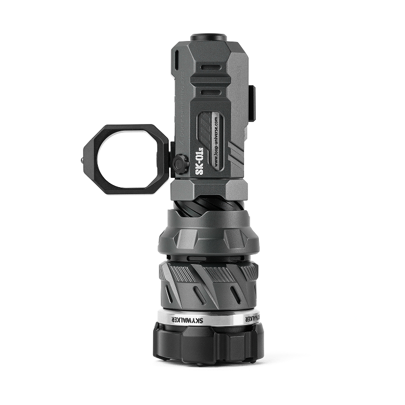 LOOP GEAR SK01s Skywalker Flashlight Focus Adjustable LEP Flashlight Aluminum Alloy Grey