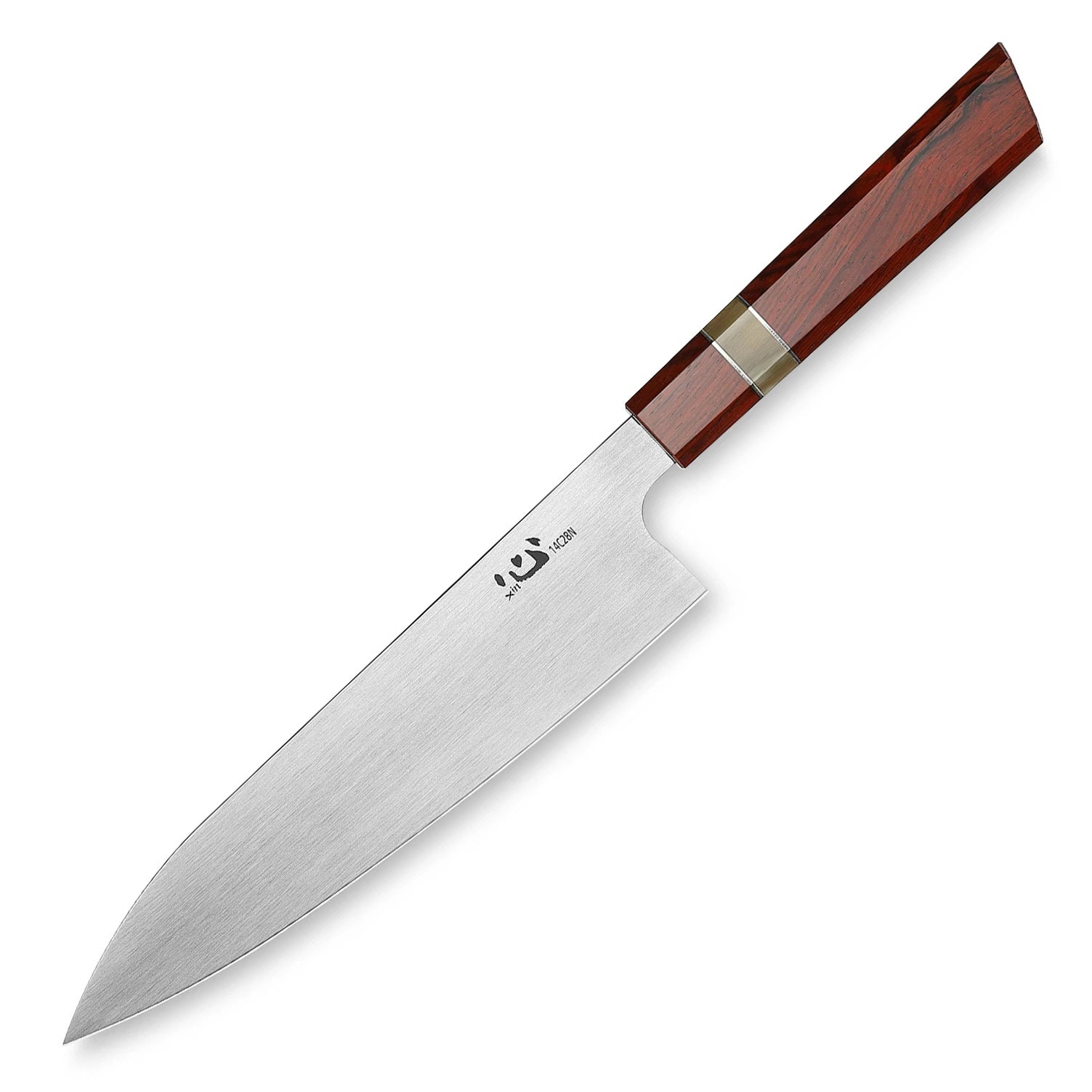 Xin Cutlery XinCraft XC121 14C28N Blade Rosewood Handle Chef Knife