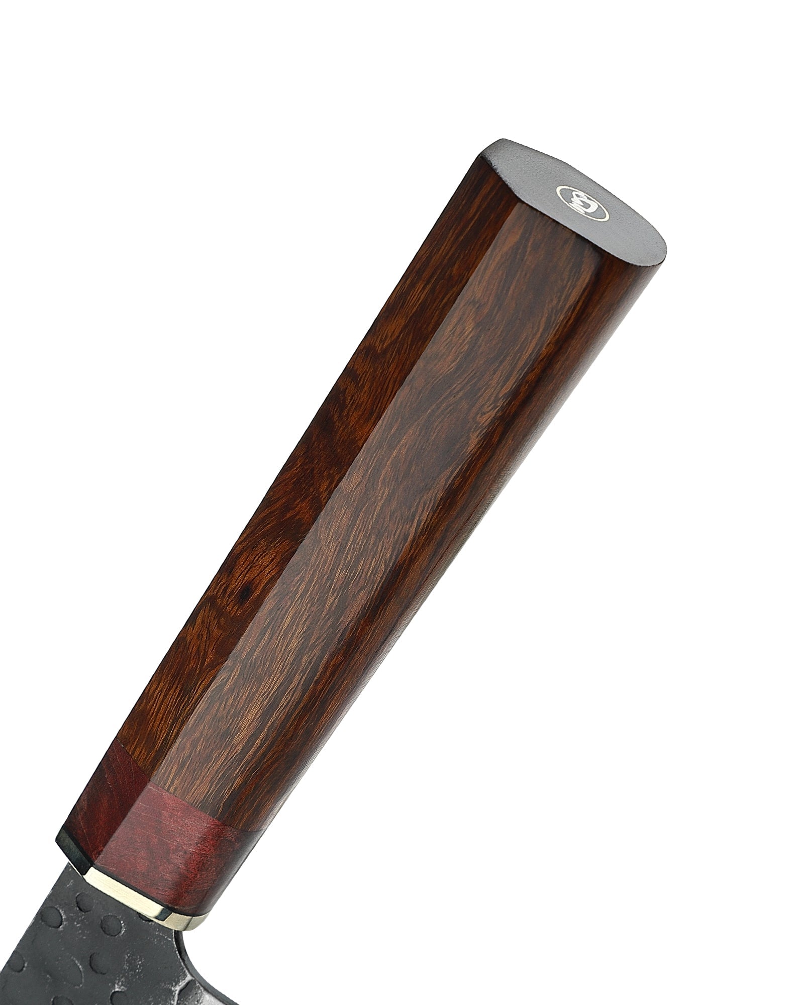 Xin Cutlery XinCraft XC134 440C Blade Iron Wood Handle Santoku Knife