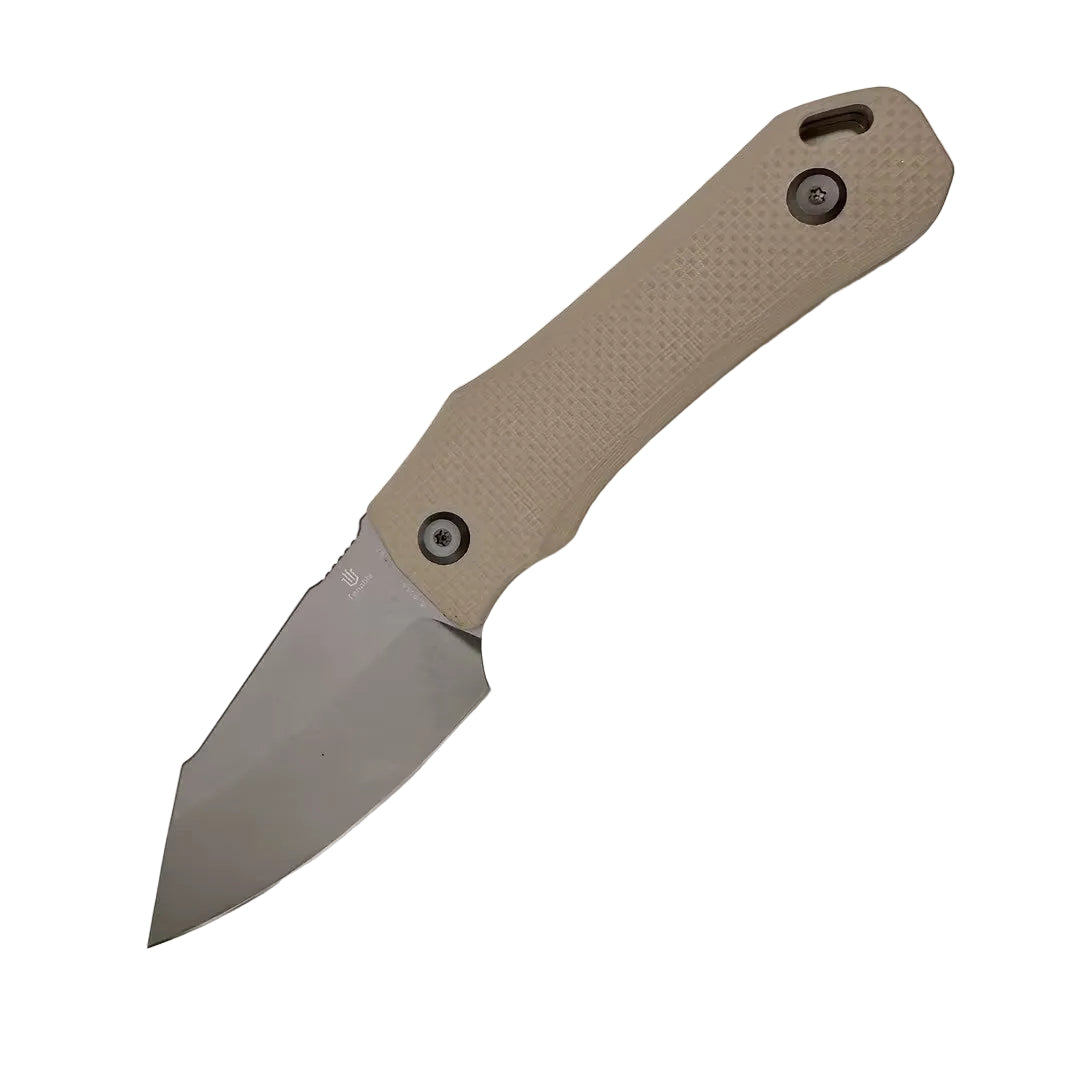 Tenable Loki G1058A1 Gray TiCn Coated D2 Blade Light Sand G10 Handle Fixed Blade Knife