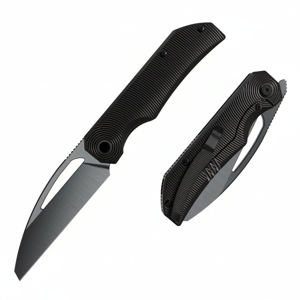 Bestech Mini Taipan BT2603E MagnaCut Blade Titanium Handle Frame Lock Folding Knife